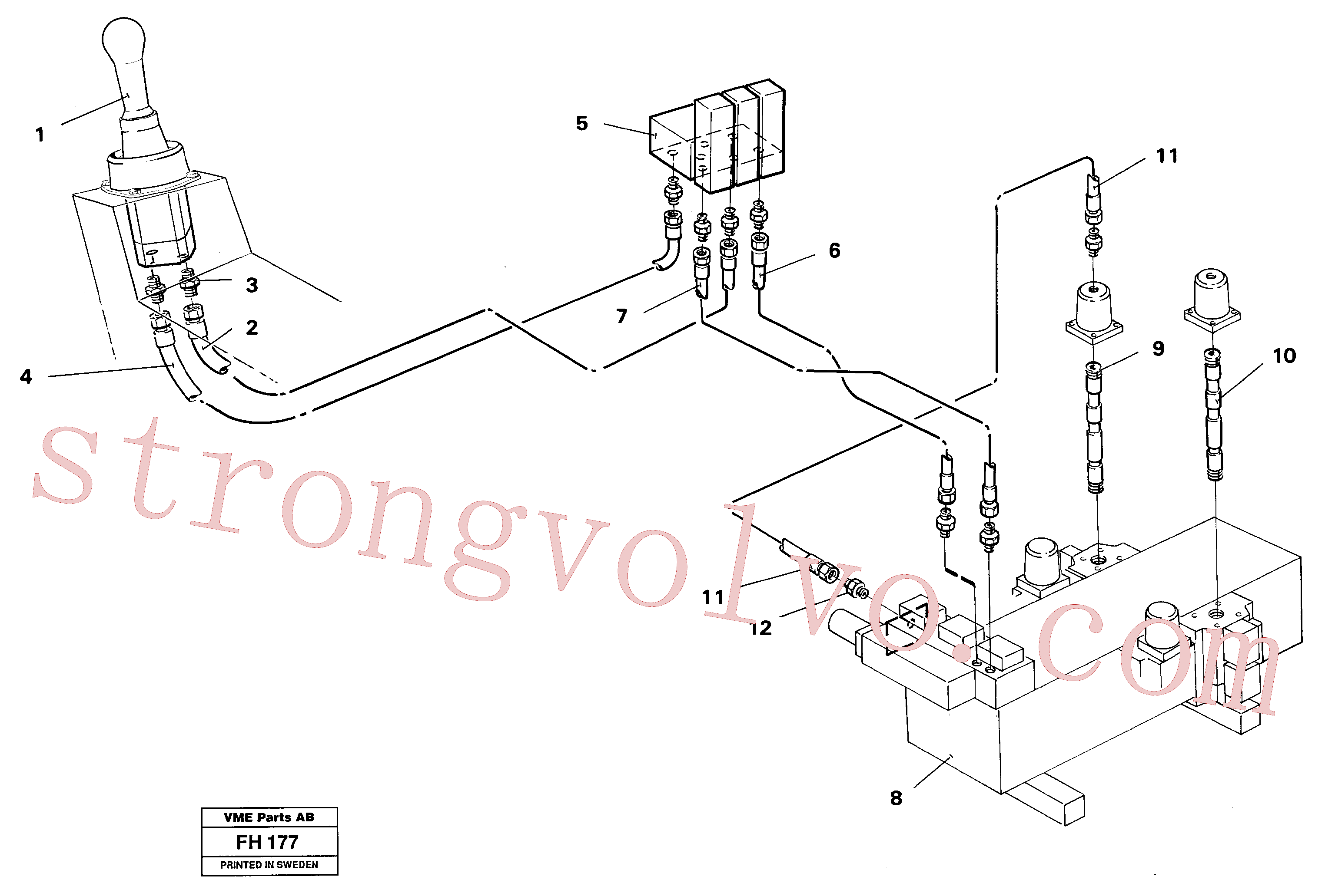 China Made VOE14242760 Slide Volvo Acessórios para escavadeira