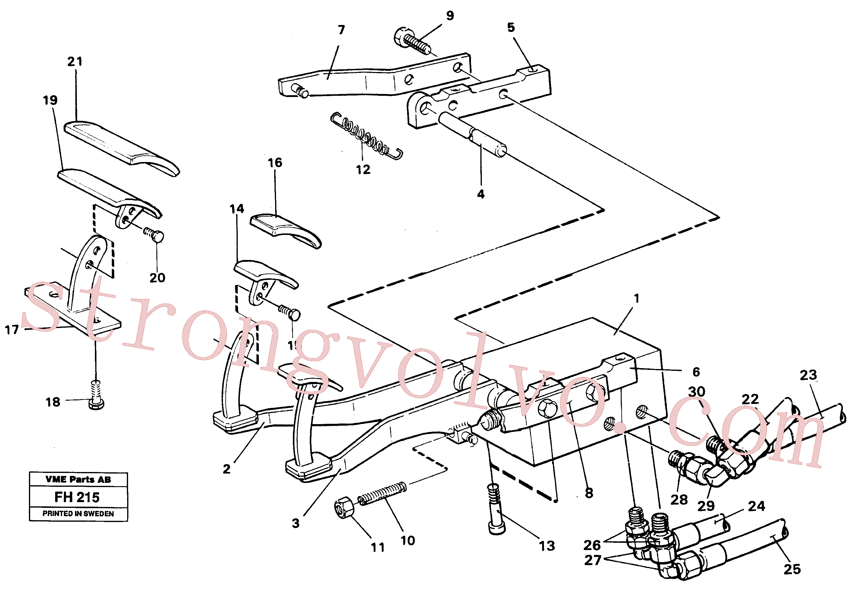 Volvo Montagem VOE14245243 Mangueira hidráulica Acessórios