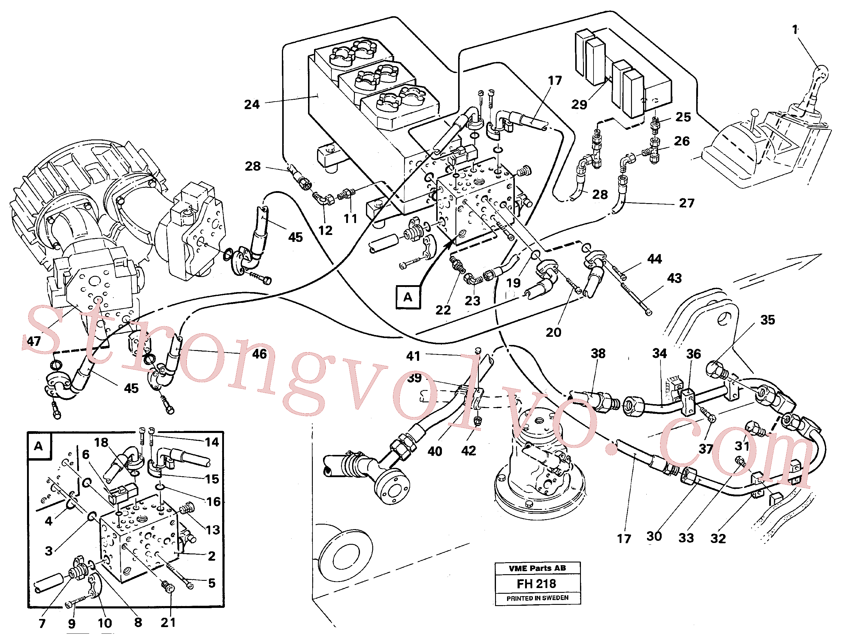 Volvo Montagem VOE14230050 Corpo da válvula Acessórios
