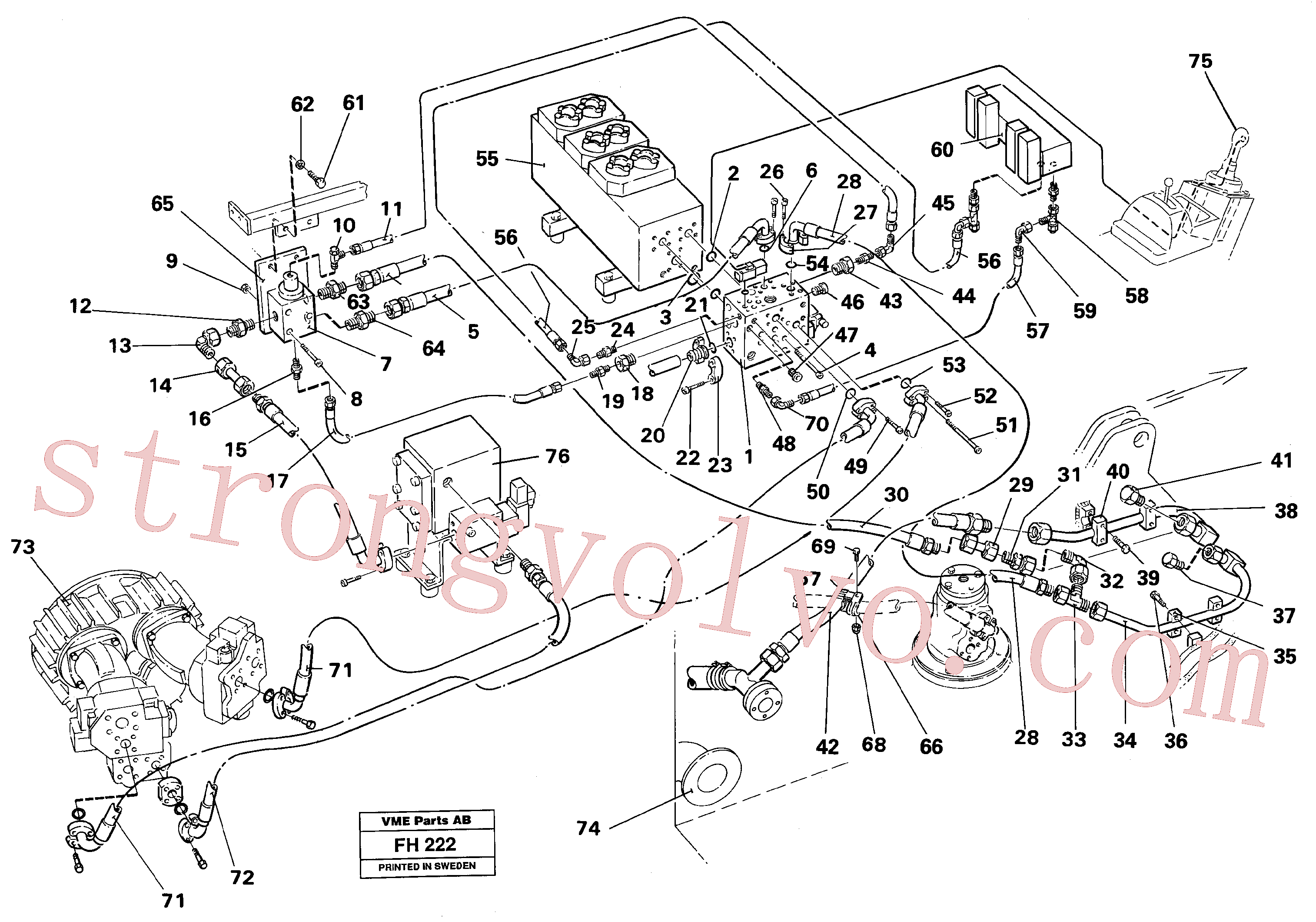 Volvo VOE14012399 Niple Volvo Acessórios para escavadeira