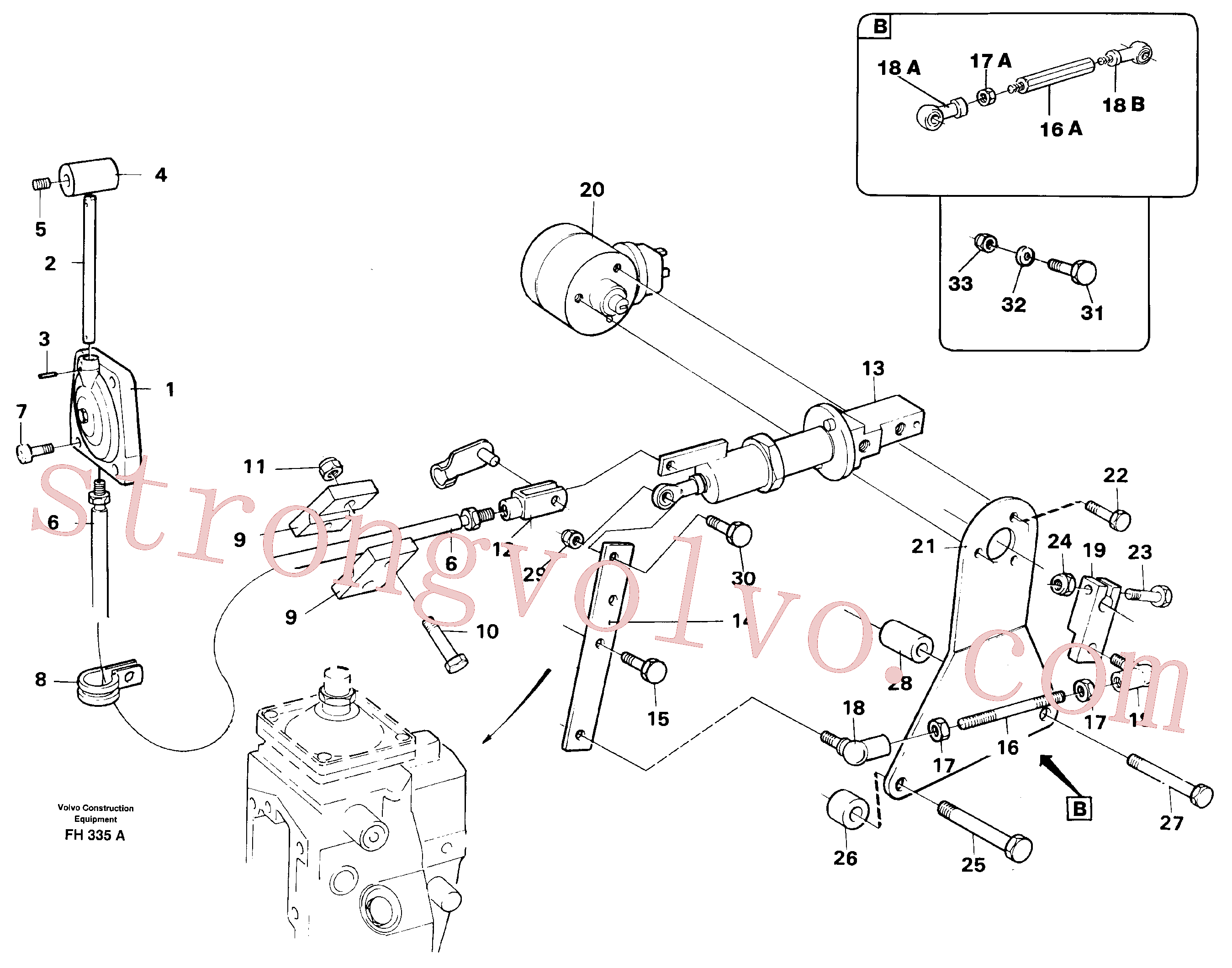 Volvo Montagem VOE14023308 Parafuso Acessórios