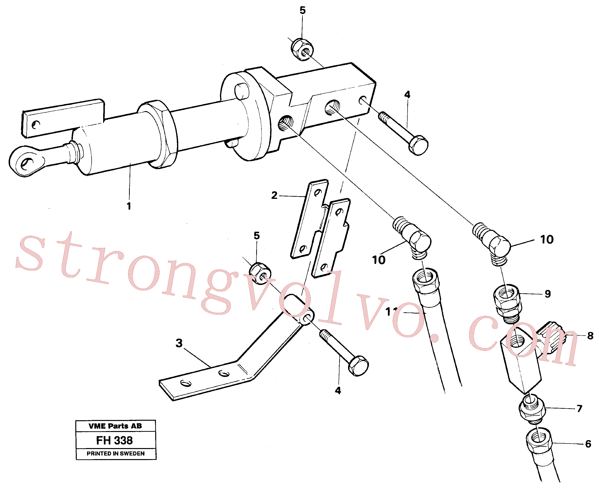 China Made VOE14026088 Restricting Reverse Valve Volvo Acessórios para escavadeira