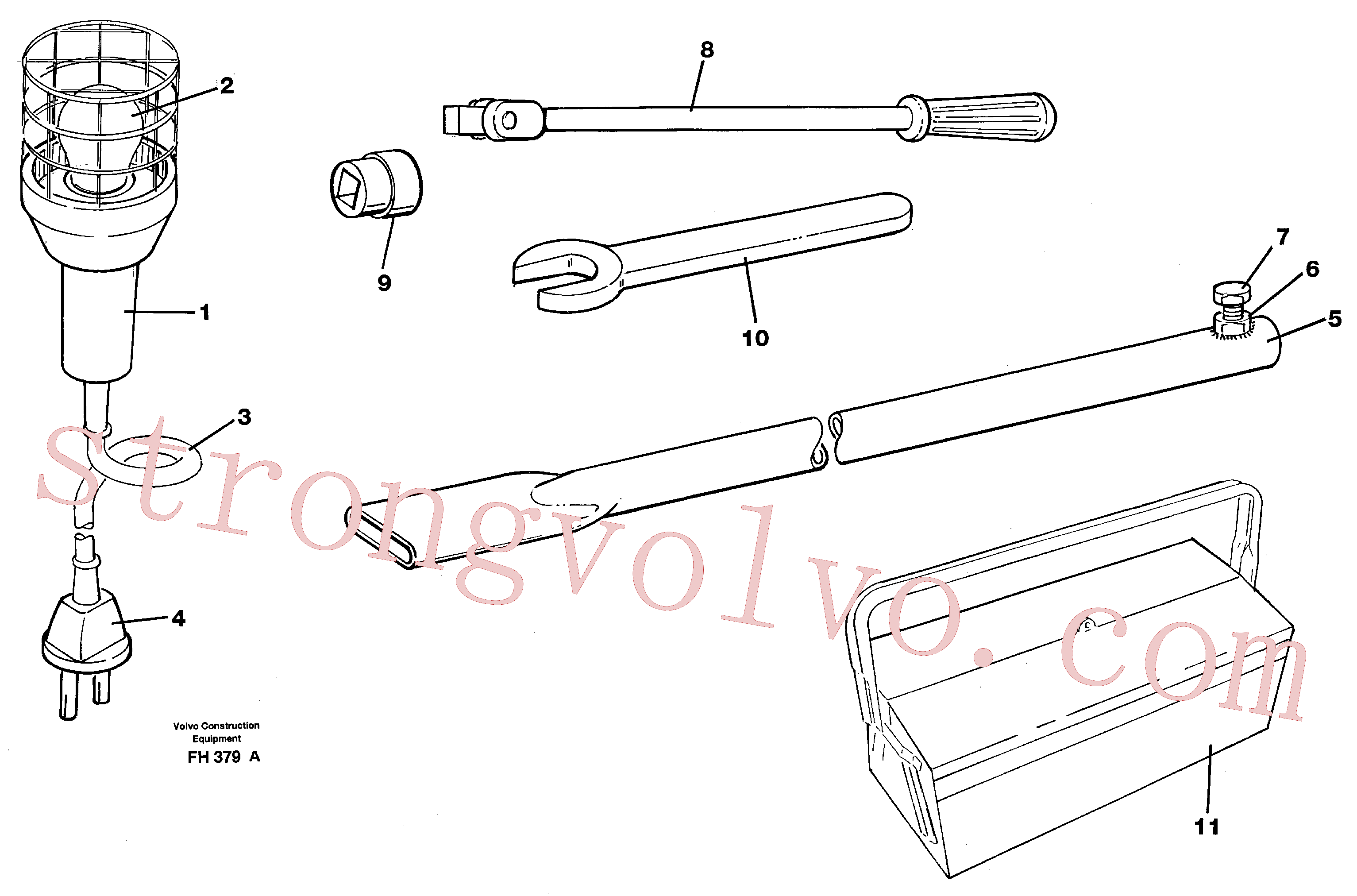 VOE14027603 Volvo Ferramentas(FH379A Montagem)
