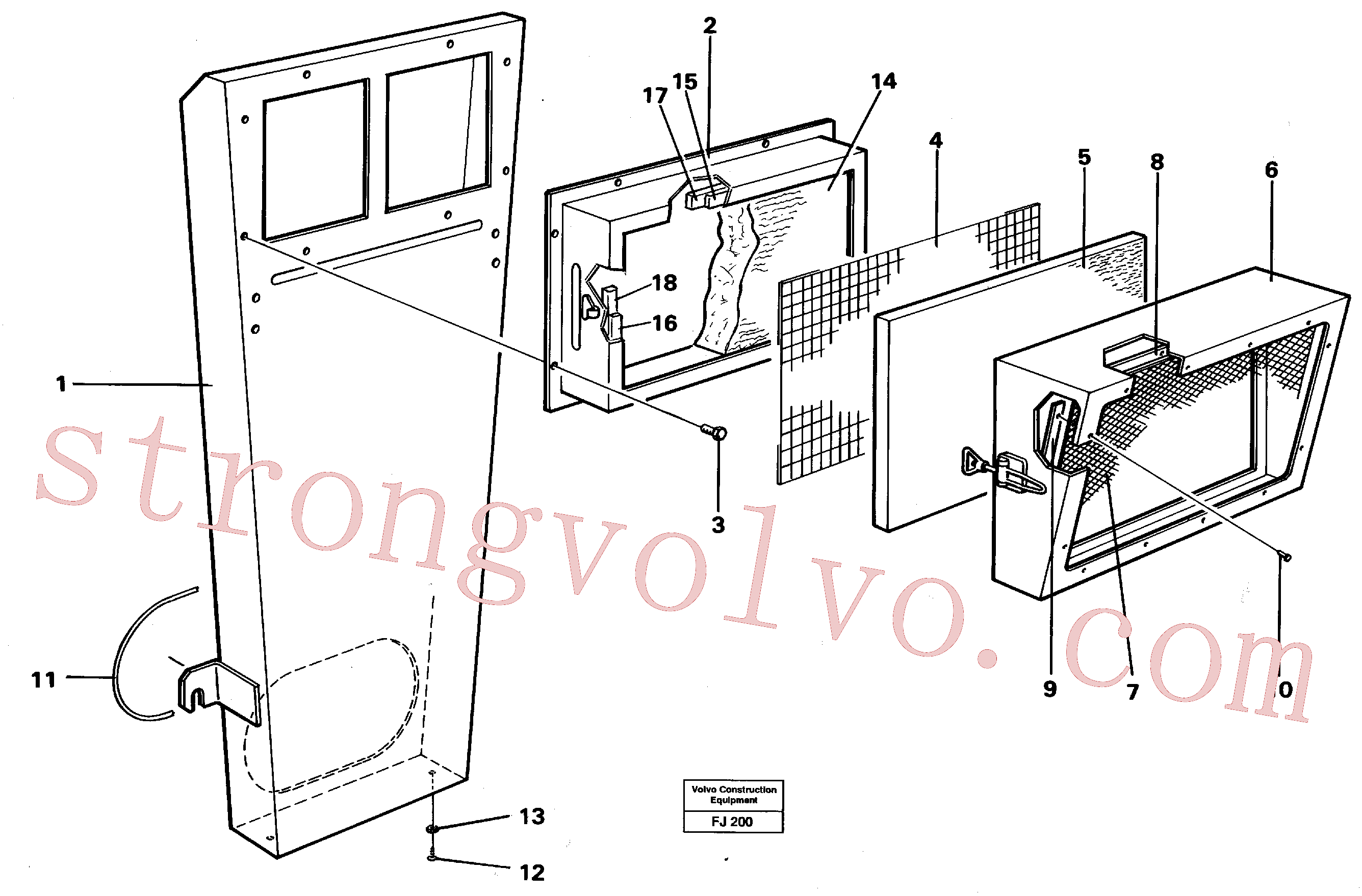 Volvo Acessórios para escavadeira VOE14014650 Parafuso phillips Acessórios