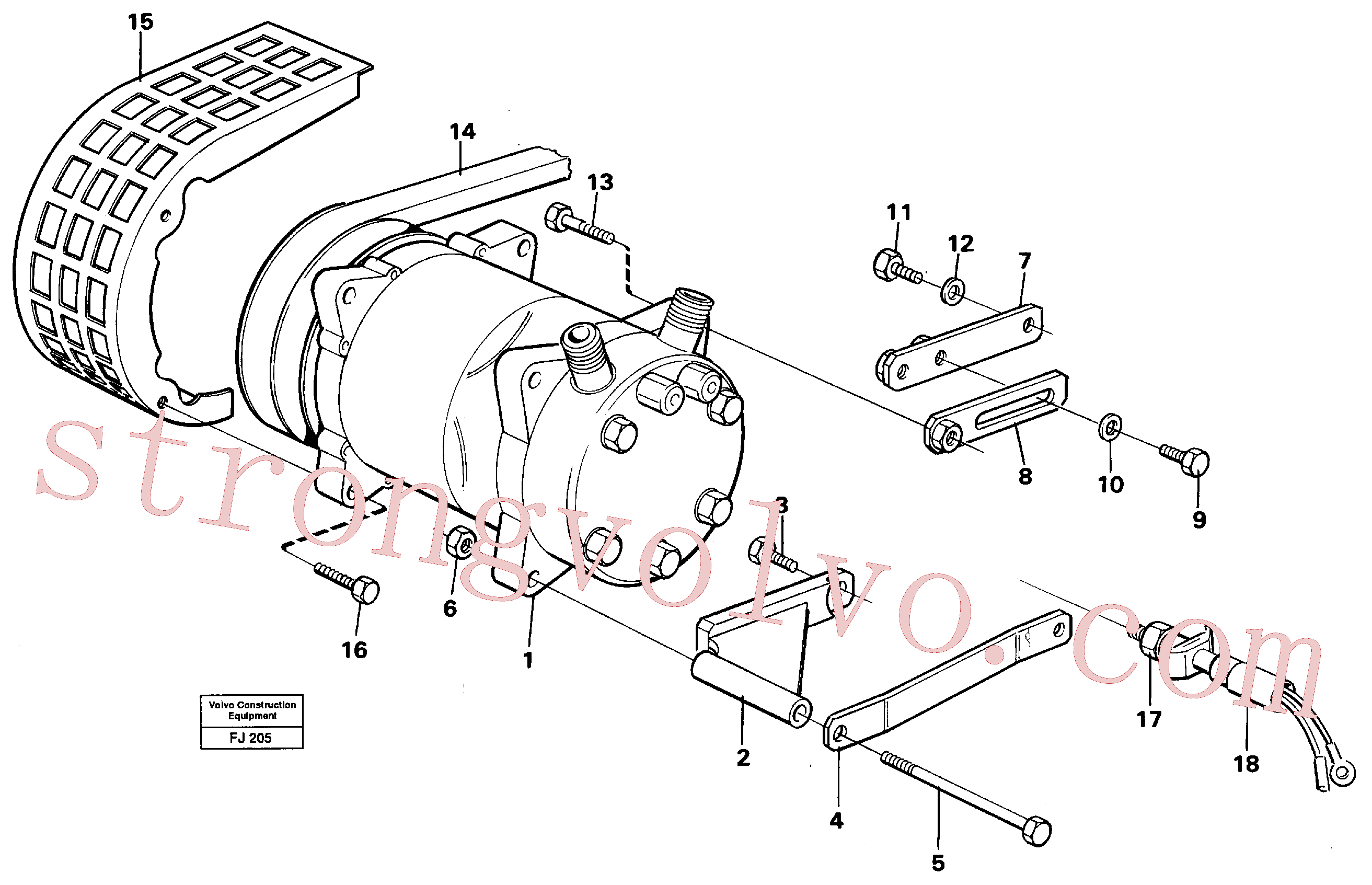 VOE977306 Volvo(FJ205 Montagem)