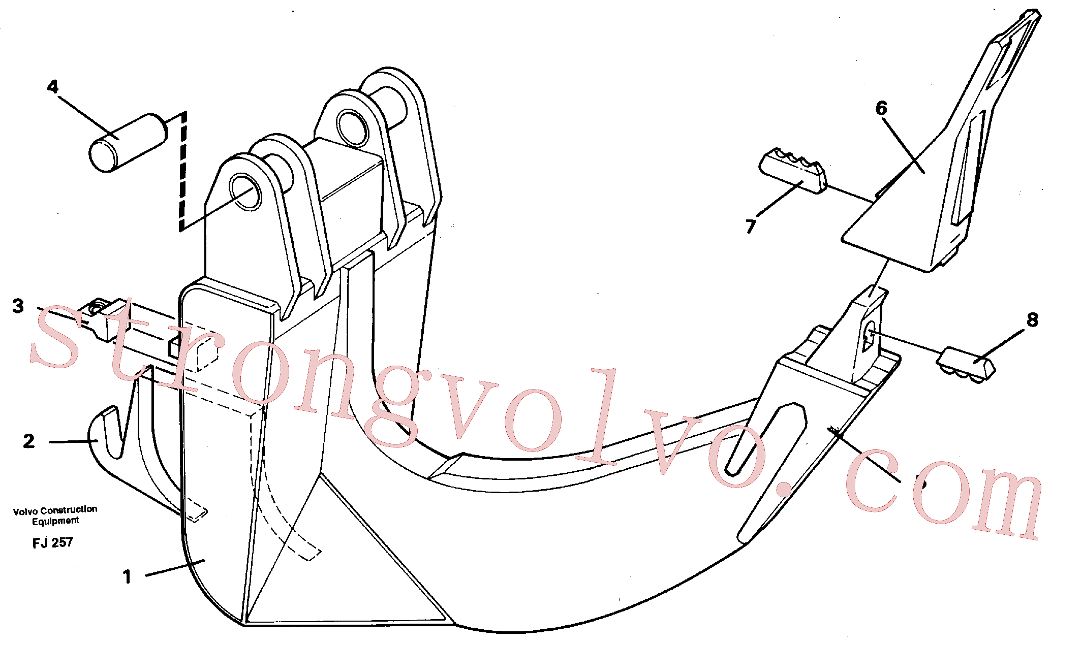 VOE14253072 Volvo Máquina para abrir estradas(FJ257 Montagem)
