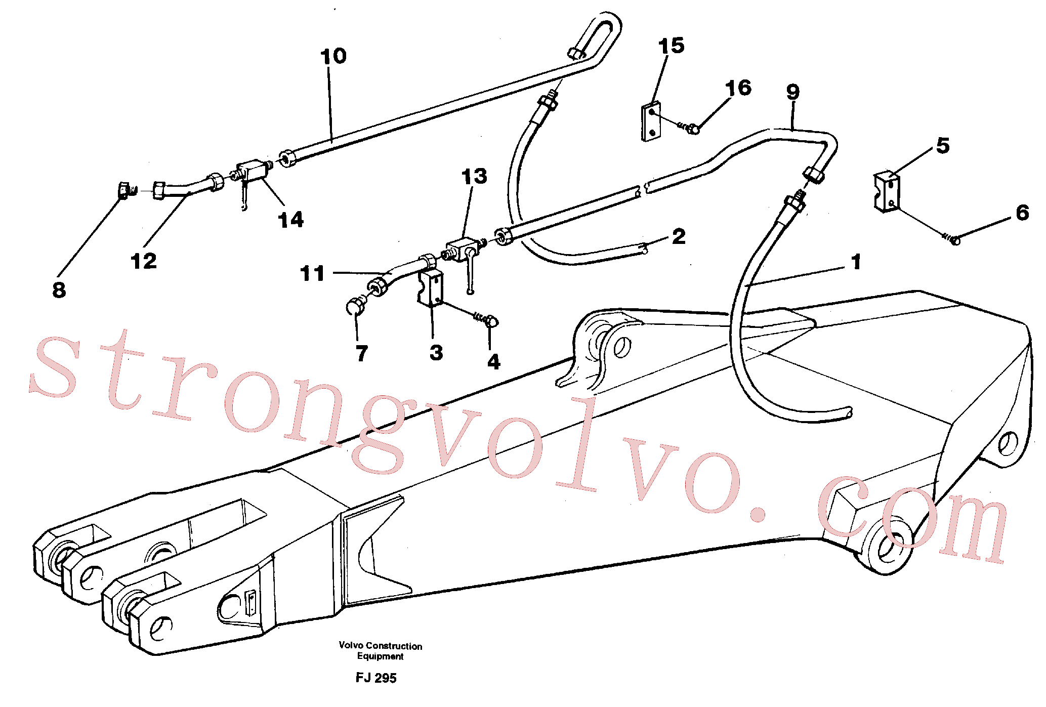 Volvo Montagem VOE14254465 Tube Assembly Acessórios
