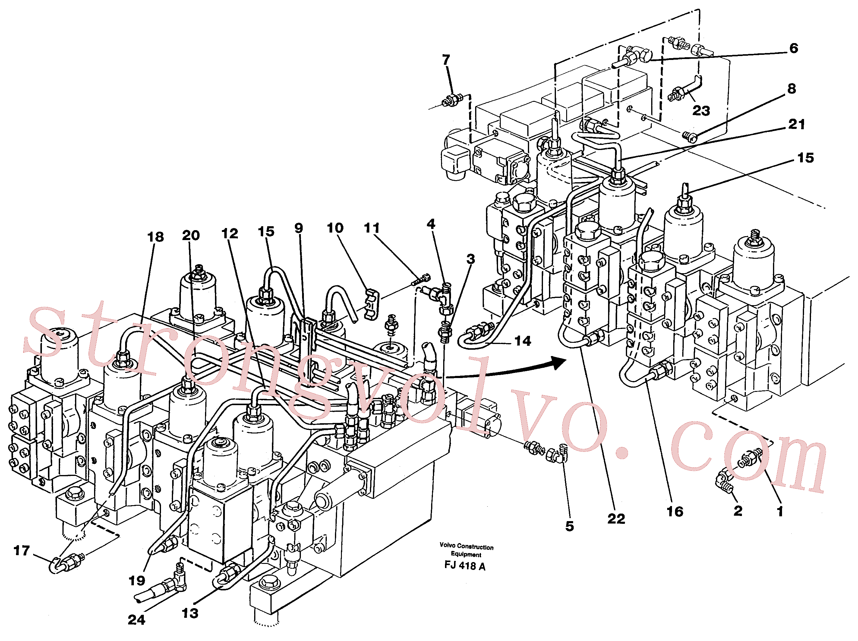 VOE14012487 Volvo(FJ418A Montagem)