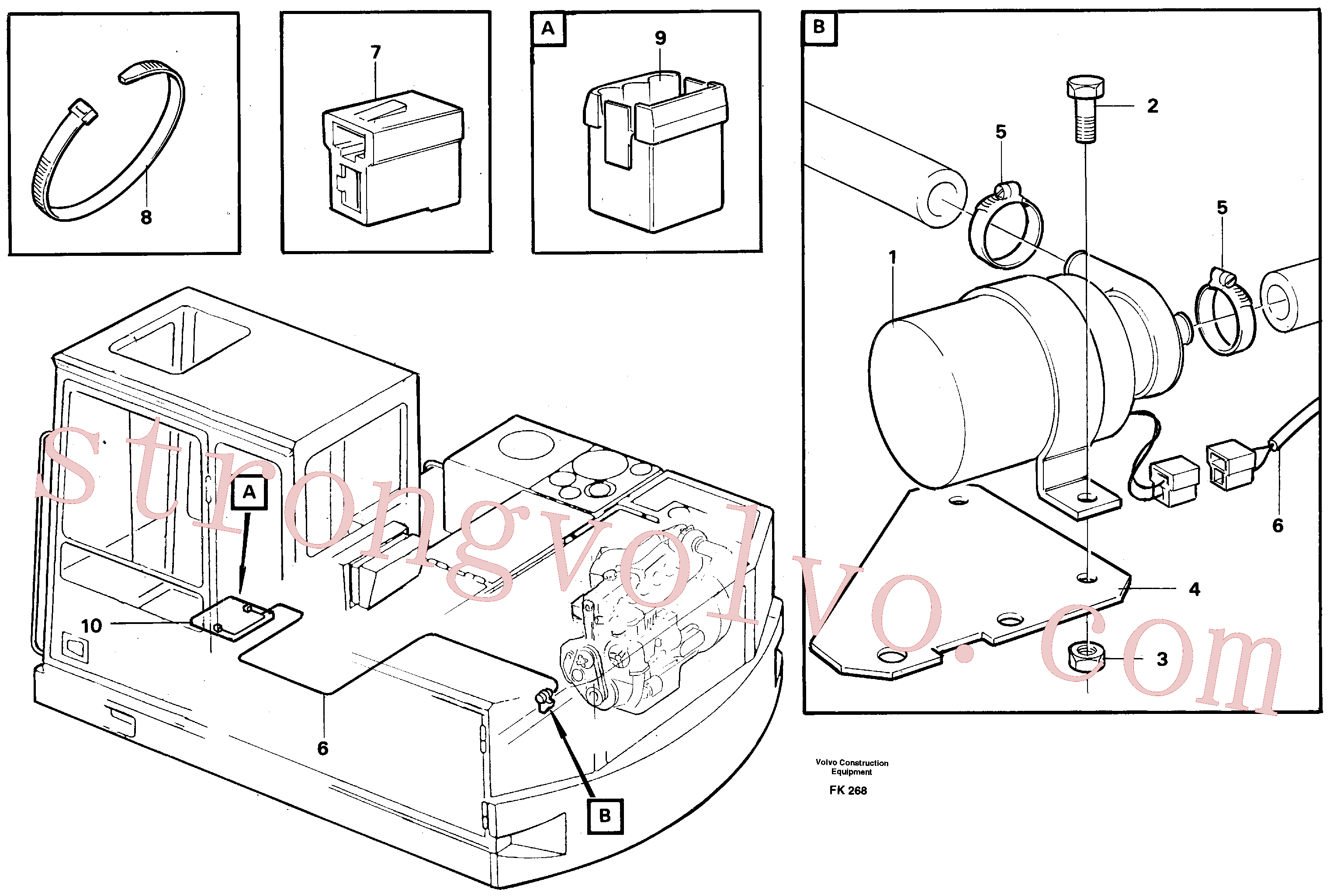 VOE14245691 Retentor Volvo escavadeira