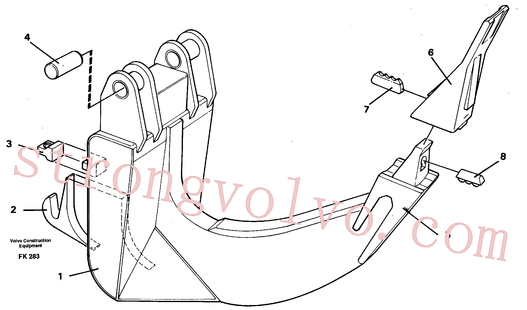 VOE14023036 Volvo Máquina para abrir estradas(FK283 Montagem)