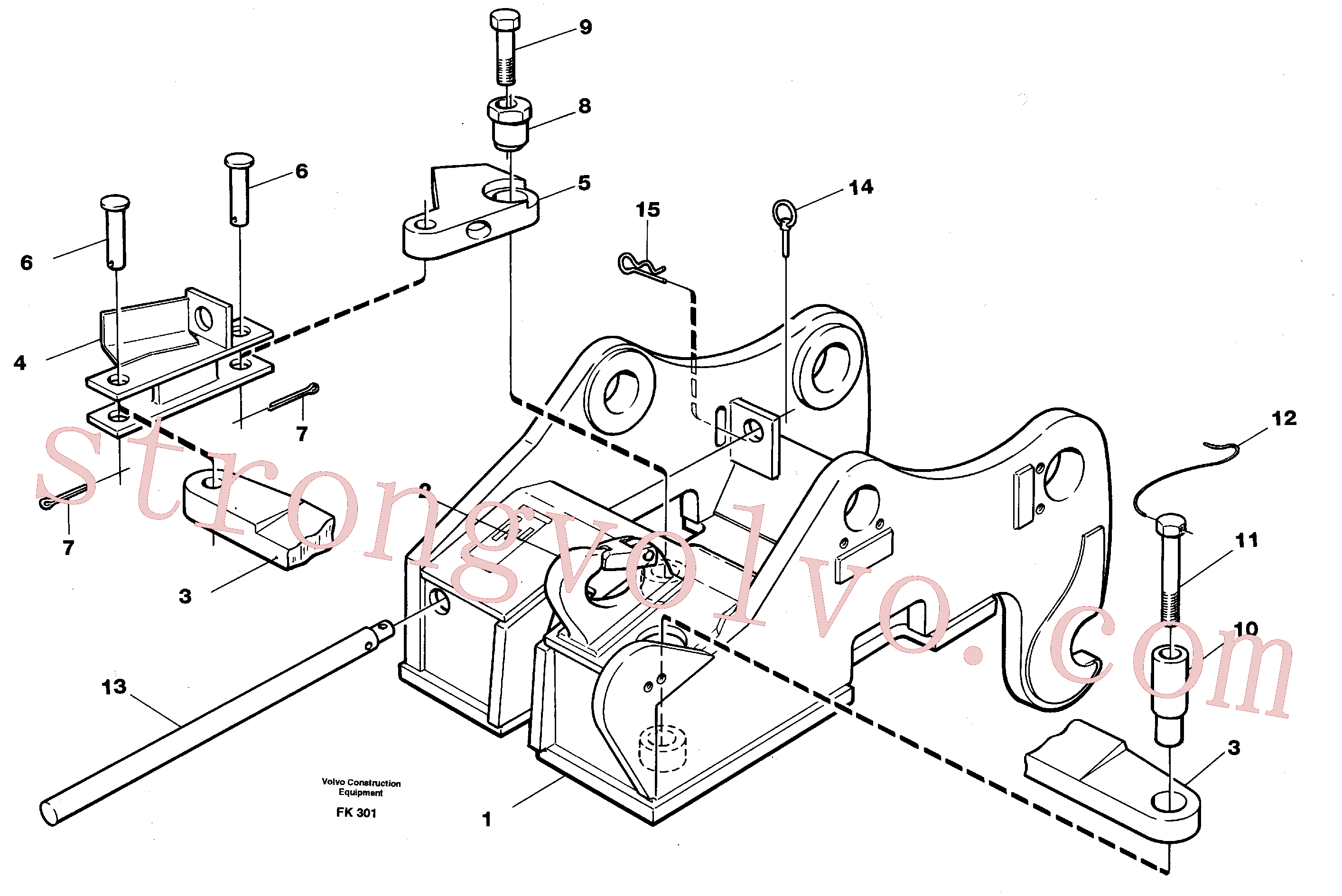 Volvo Montagem VOE14235531 Manopla Acessórios