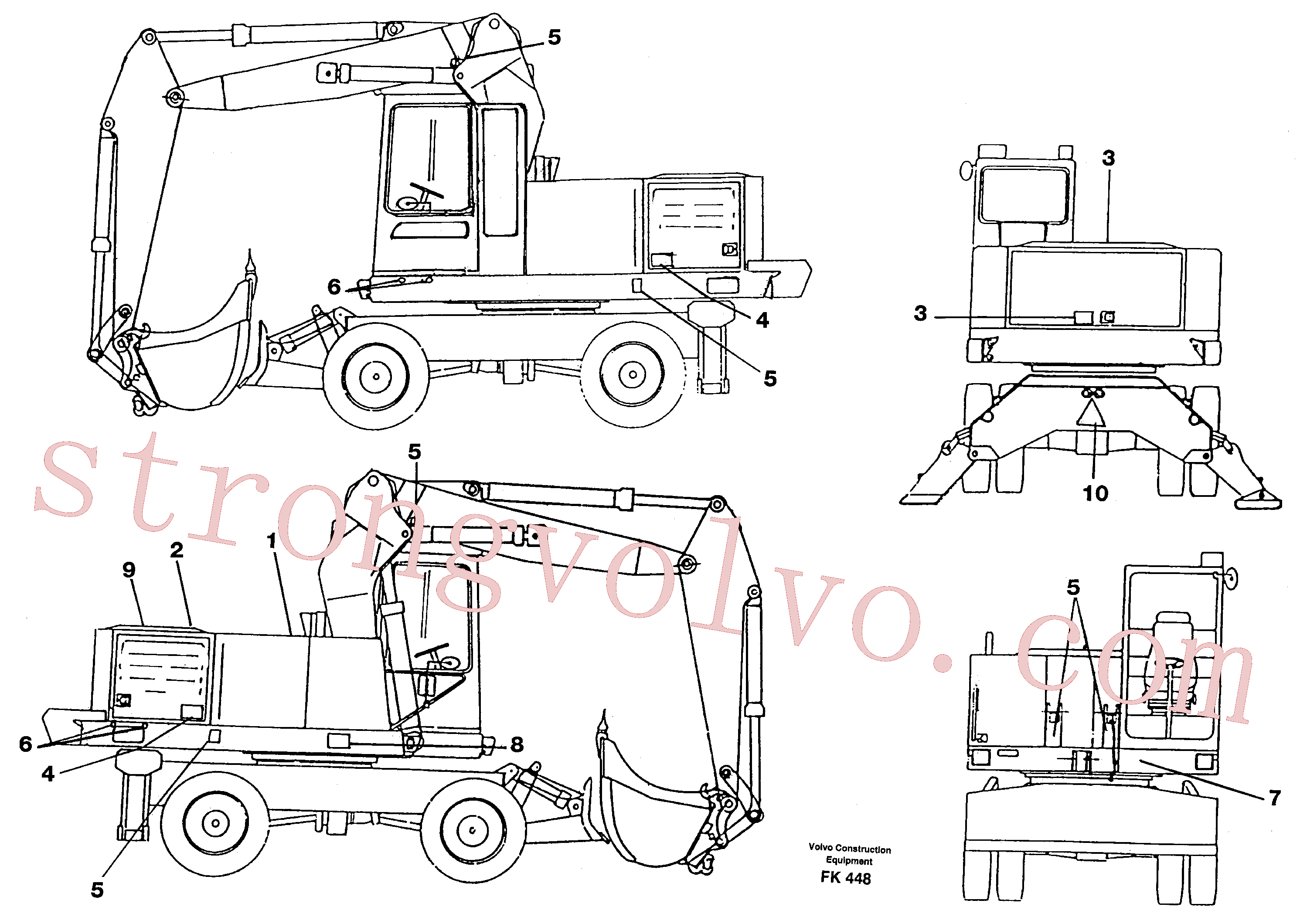 China Made VOE14252315 Letreiro Volvo Acessórios para escavadeira