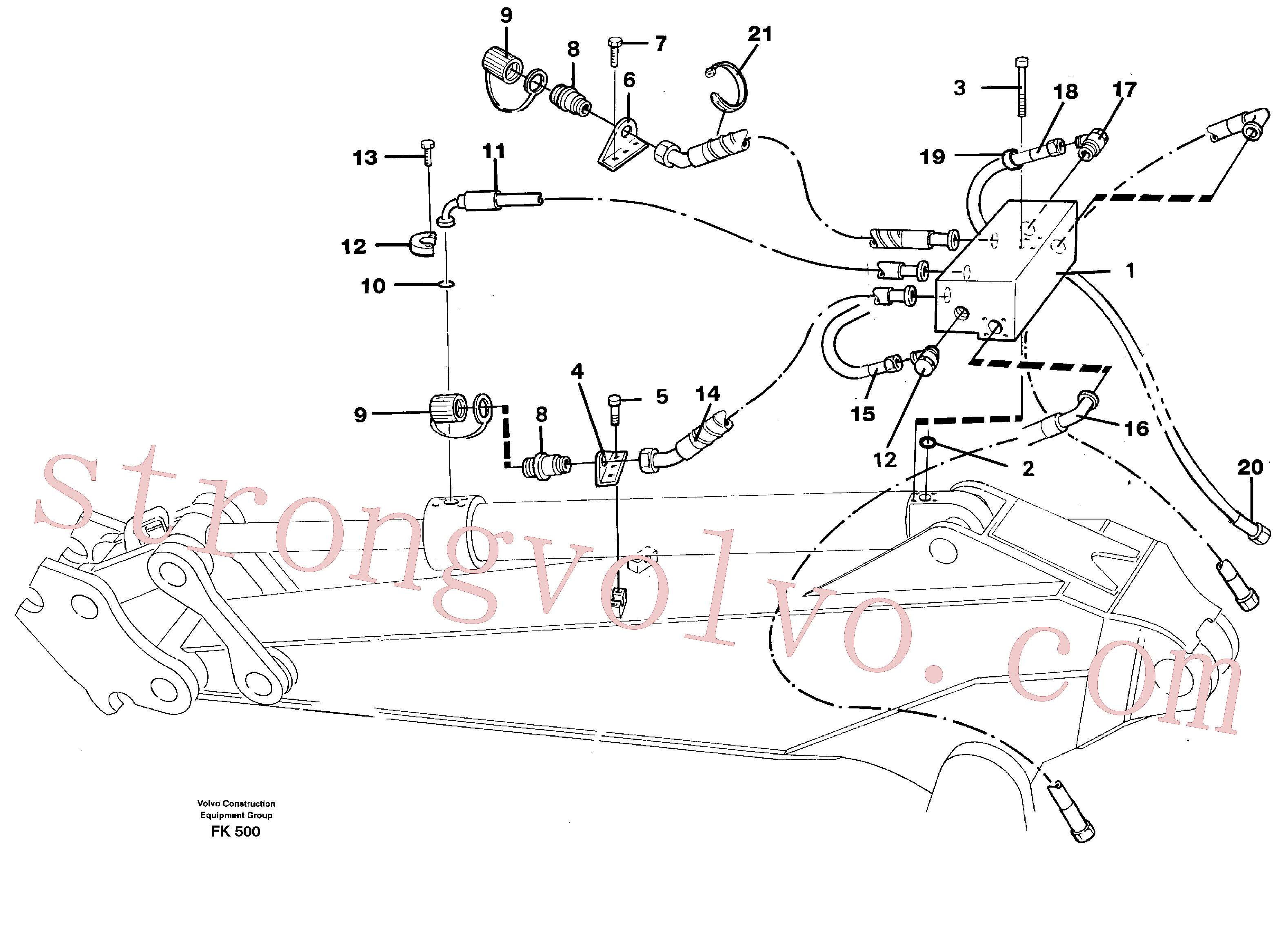 Atacado VOE14259513 Xtraflex/5000 Volvo escavadeira