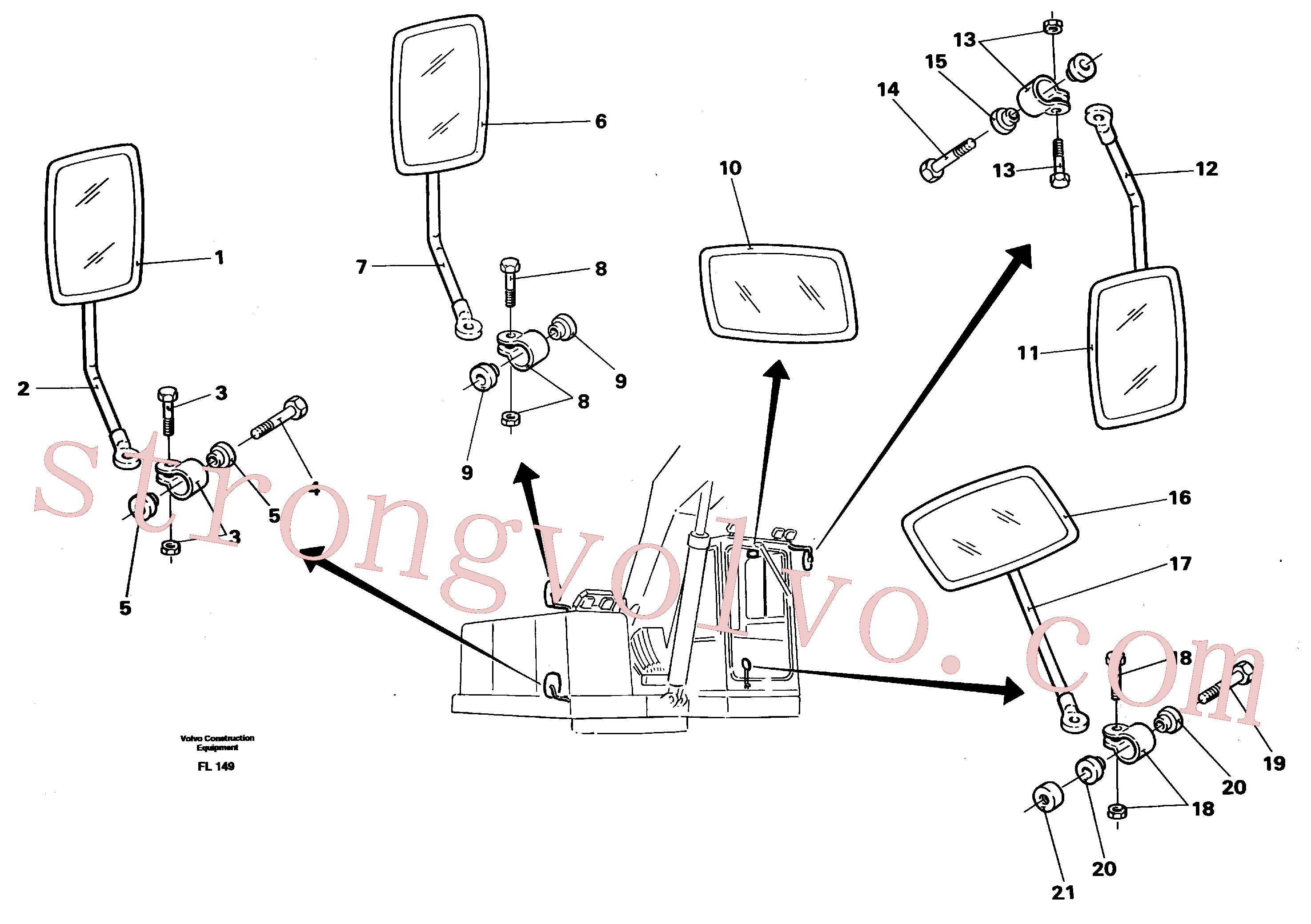 VOE14237800 Arruela Inscreva-se para Volvo Acessórios para escavadeira
