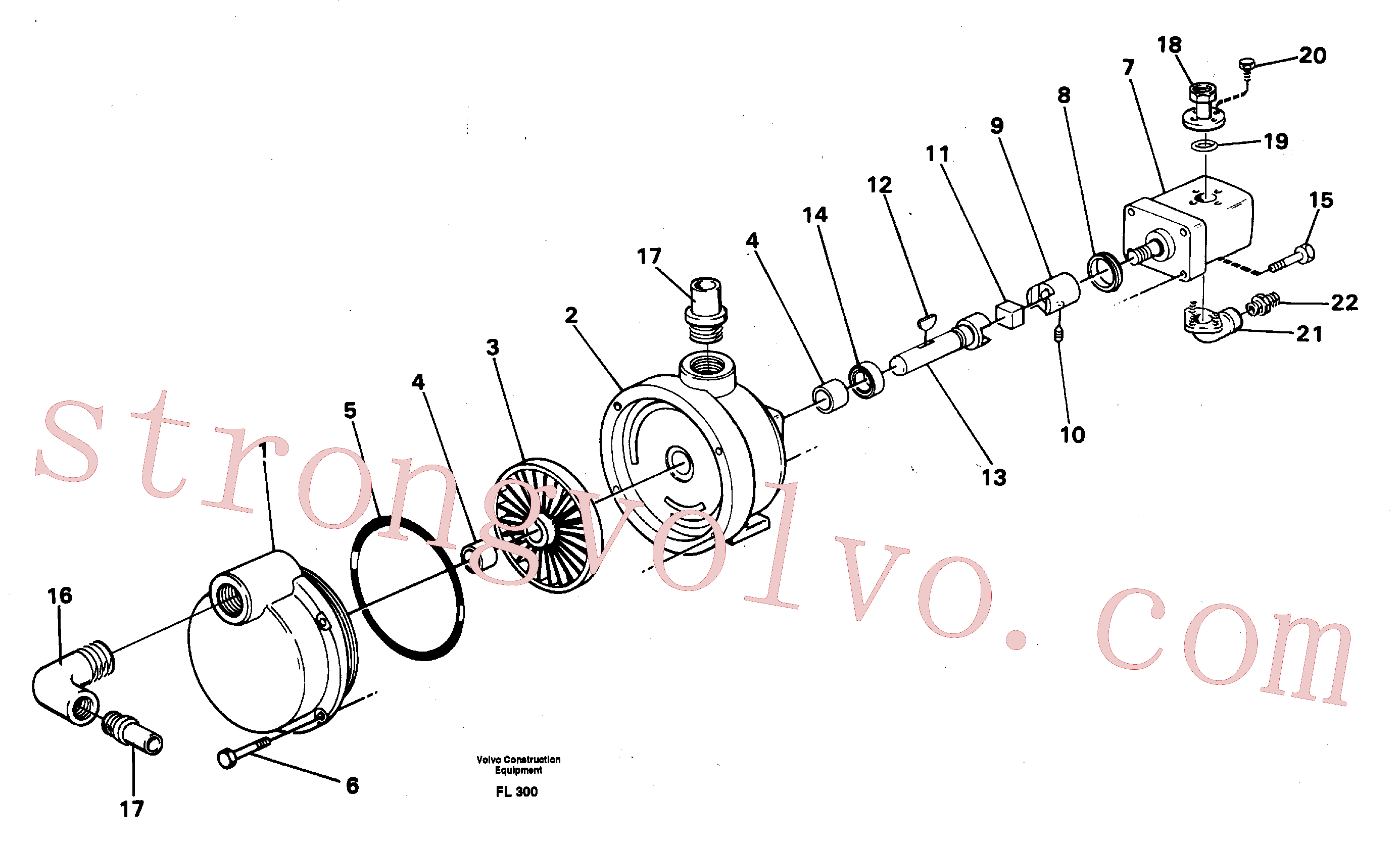 VOE14012804 Volvo Bomba de combustível(FL300 Montagem)