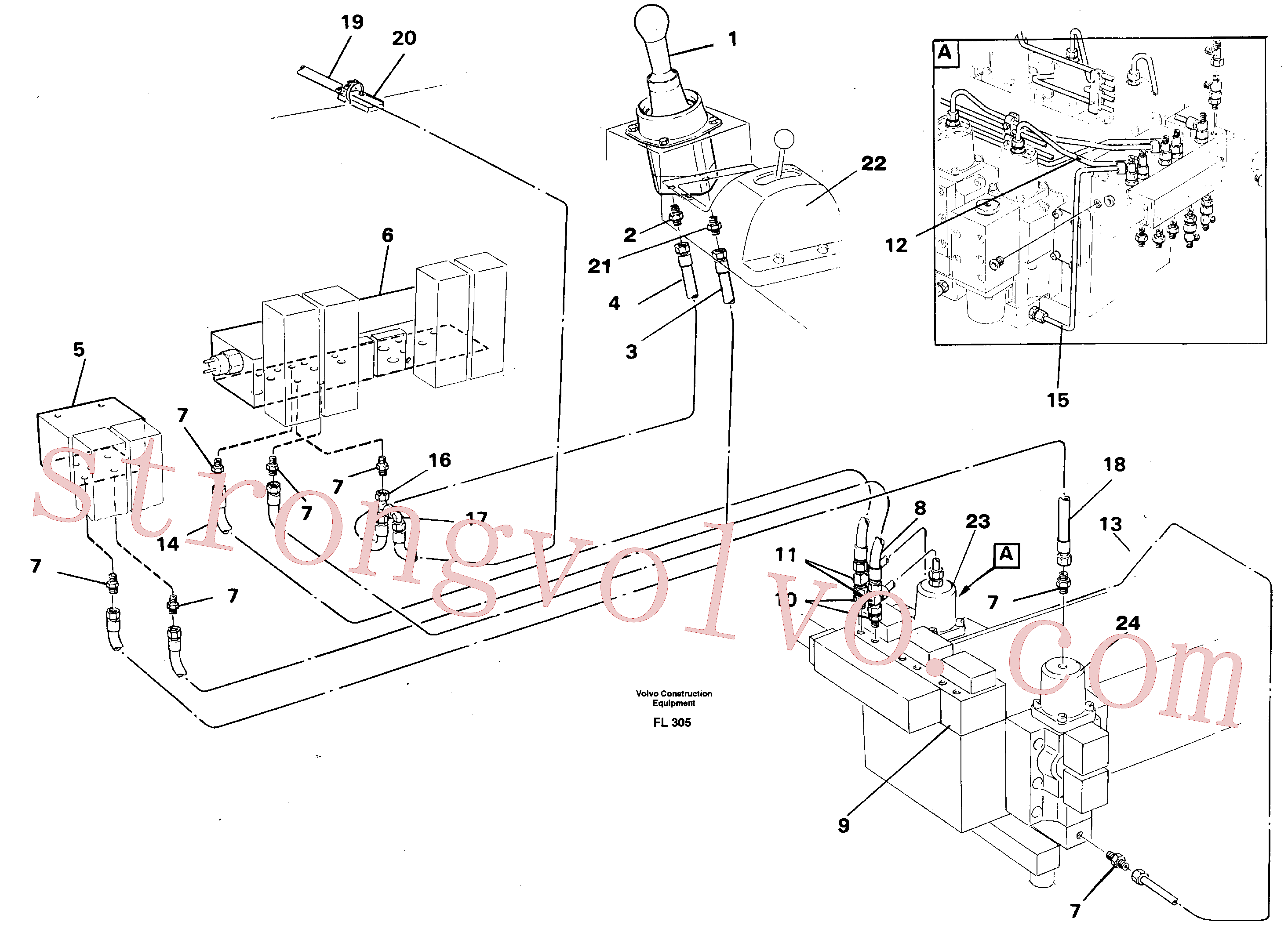 China Made VOE14261309 Tube Assembly Volvo Acessórios para escavadeira