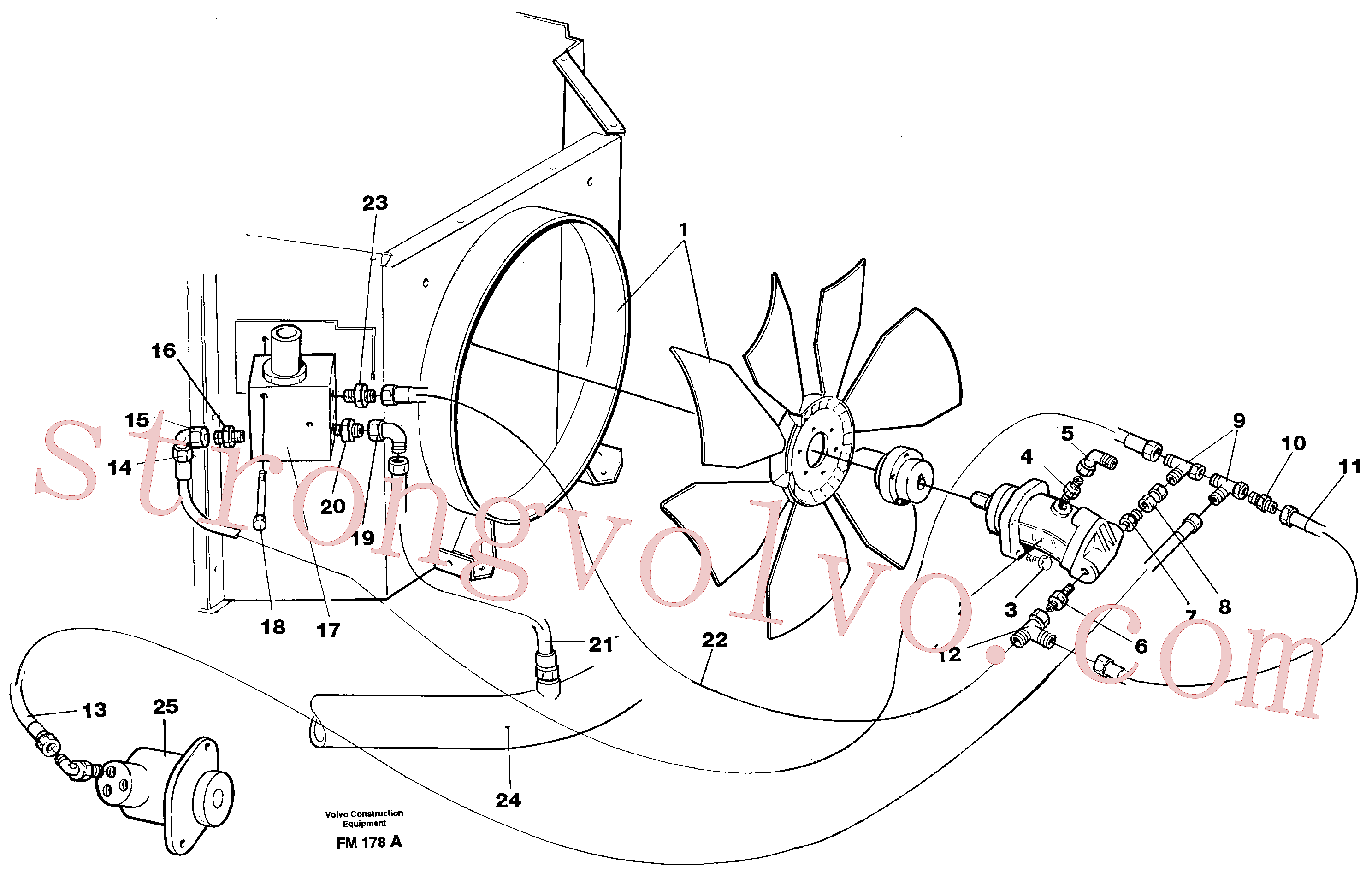 Volvo Acessórios para escavadeira VOE14012463 Válvula de retenção Acessórios