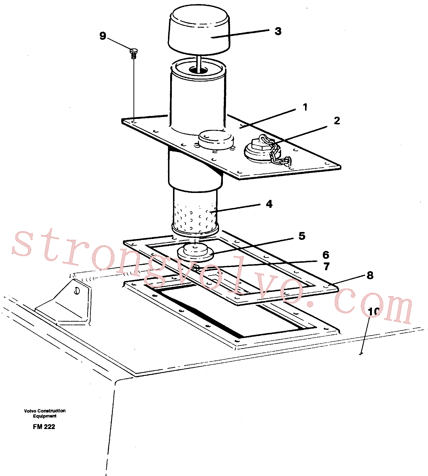 VOE14015157 Volvo Cobertura(FM222 Montagem)