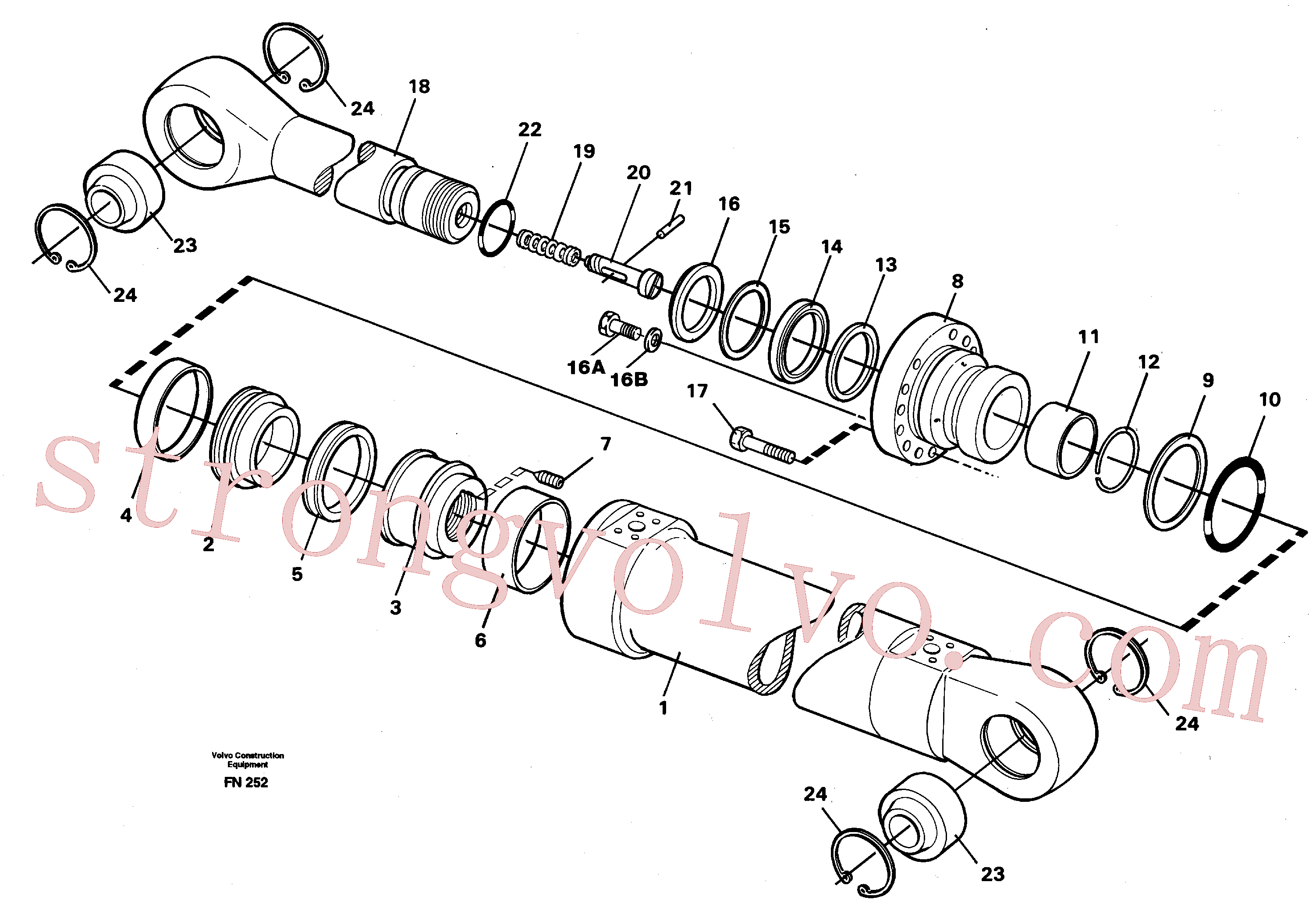 Volvo Montagem VOE14012325 Anel-o Acessórios