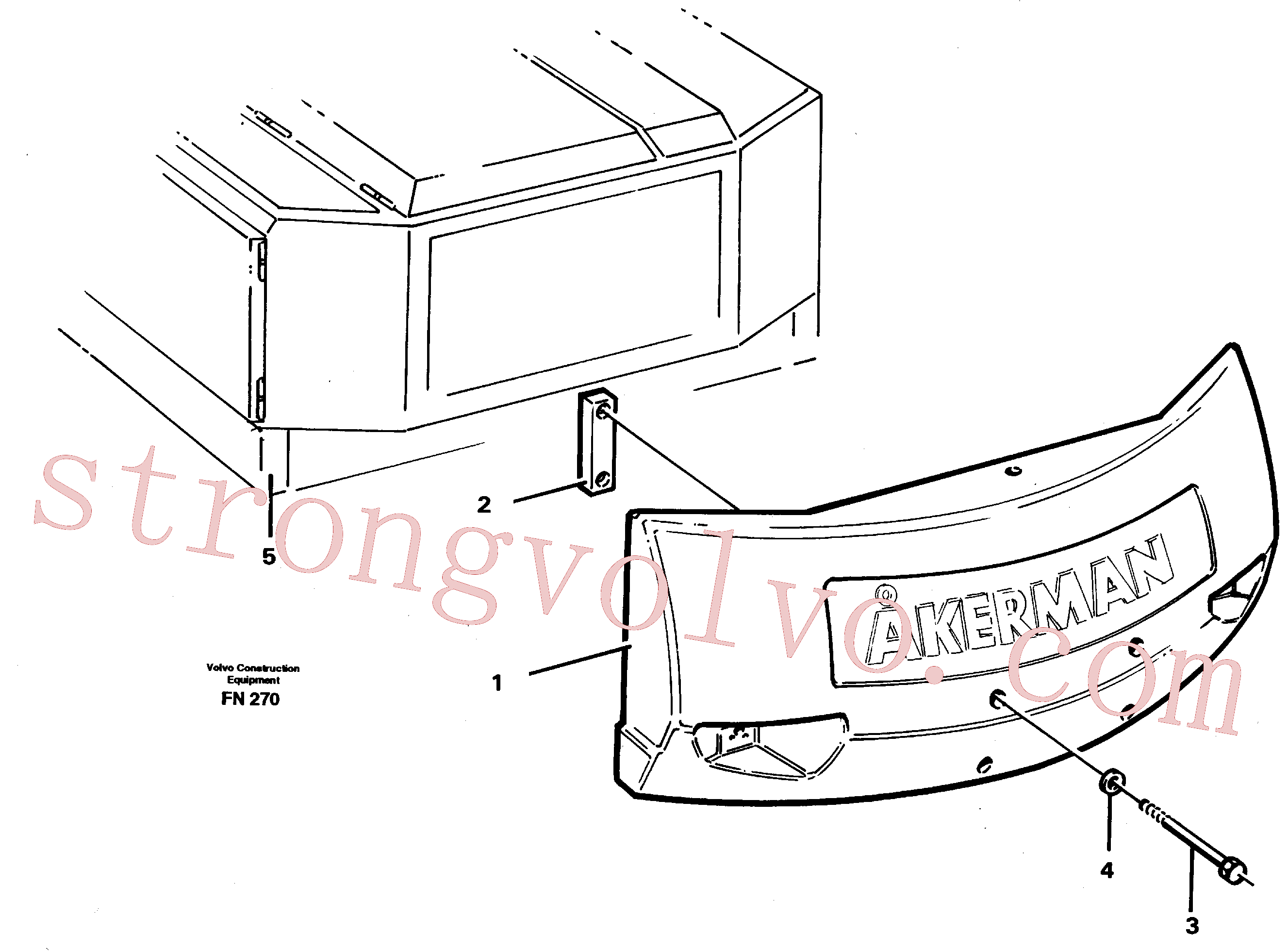 VOE13974302 Volvo Contrapesos(FN270 Montagem)