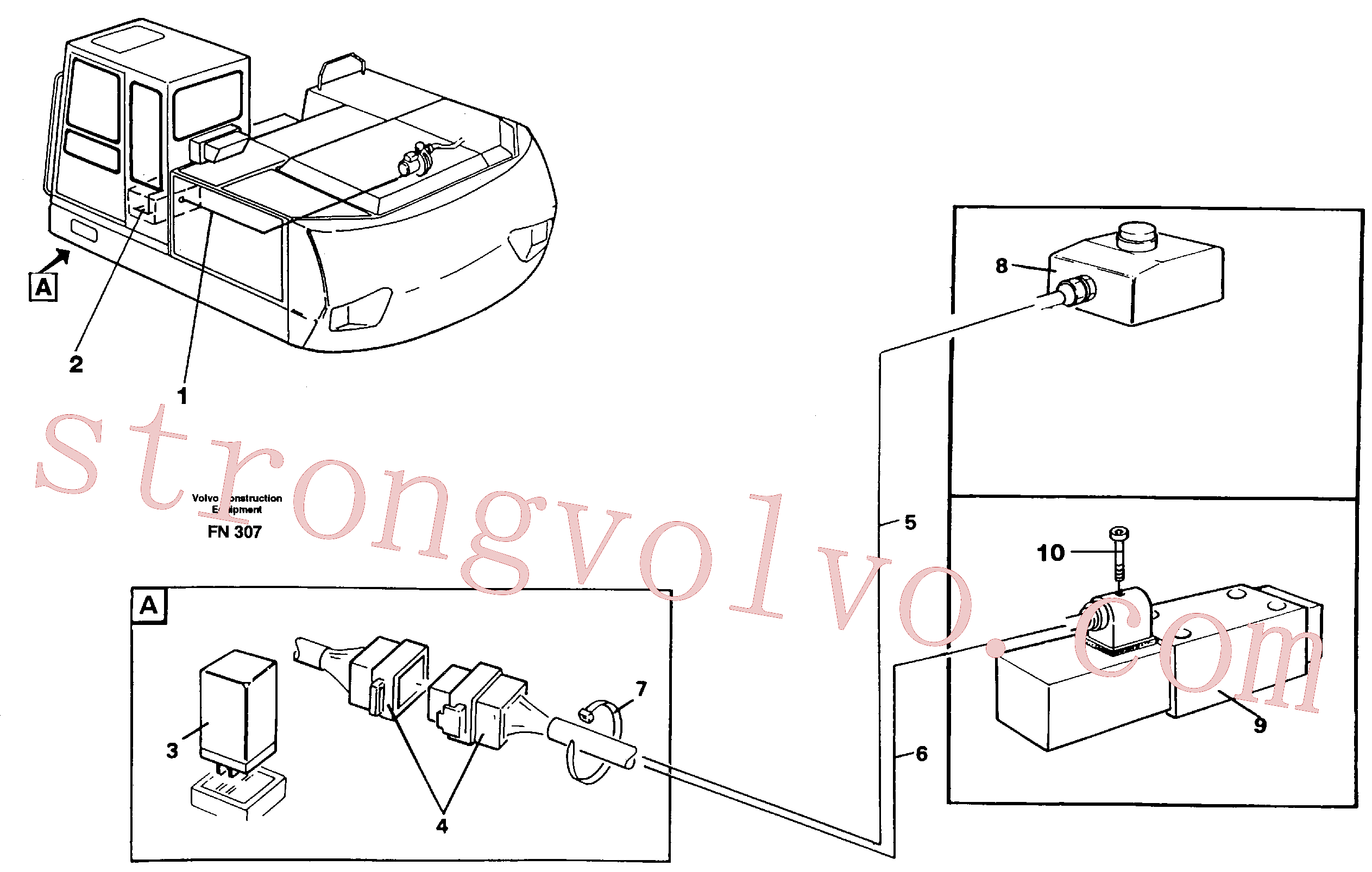 Atacado VOE14259515 Cabo Volvo escavadeira