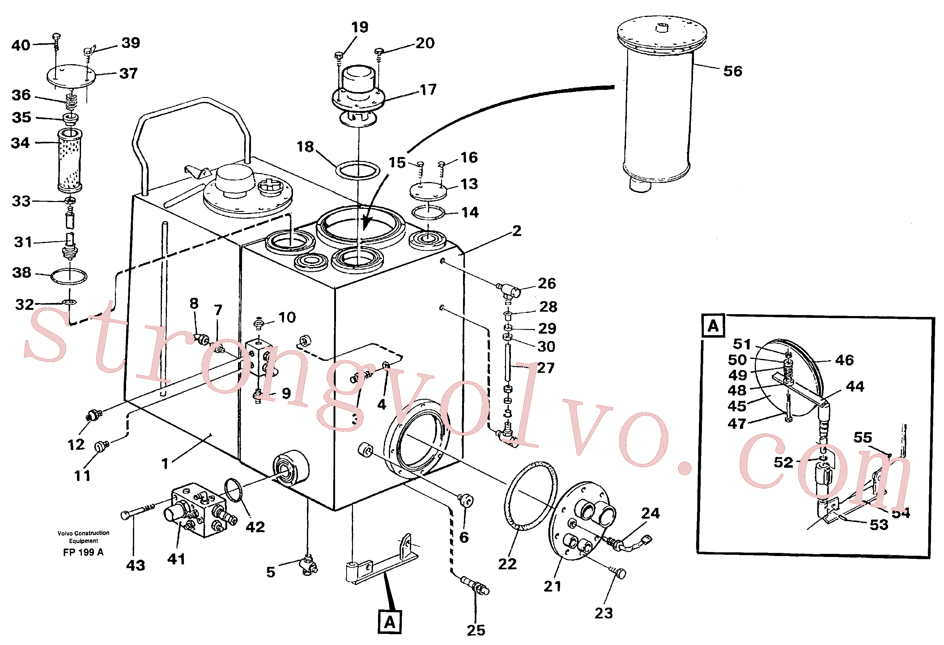 Atacado VOE14054584 Mola de compressão Volvo escavadeira