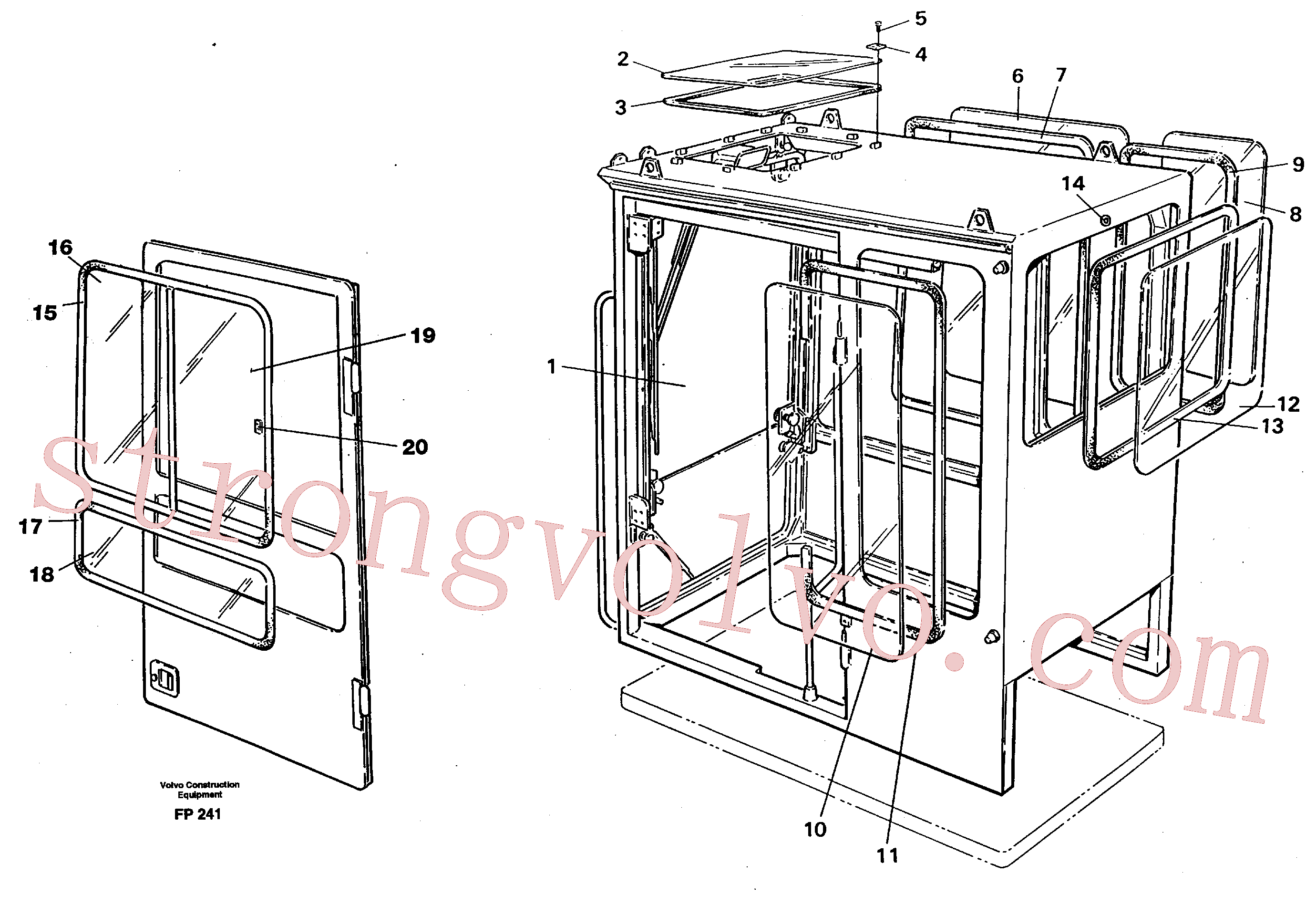 VOE14102805 Volvo Janelas(FP241 Montagem)