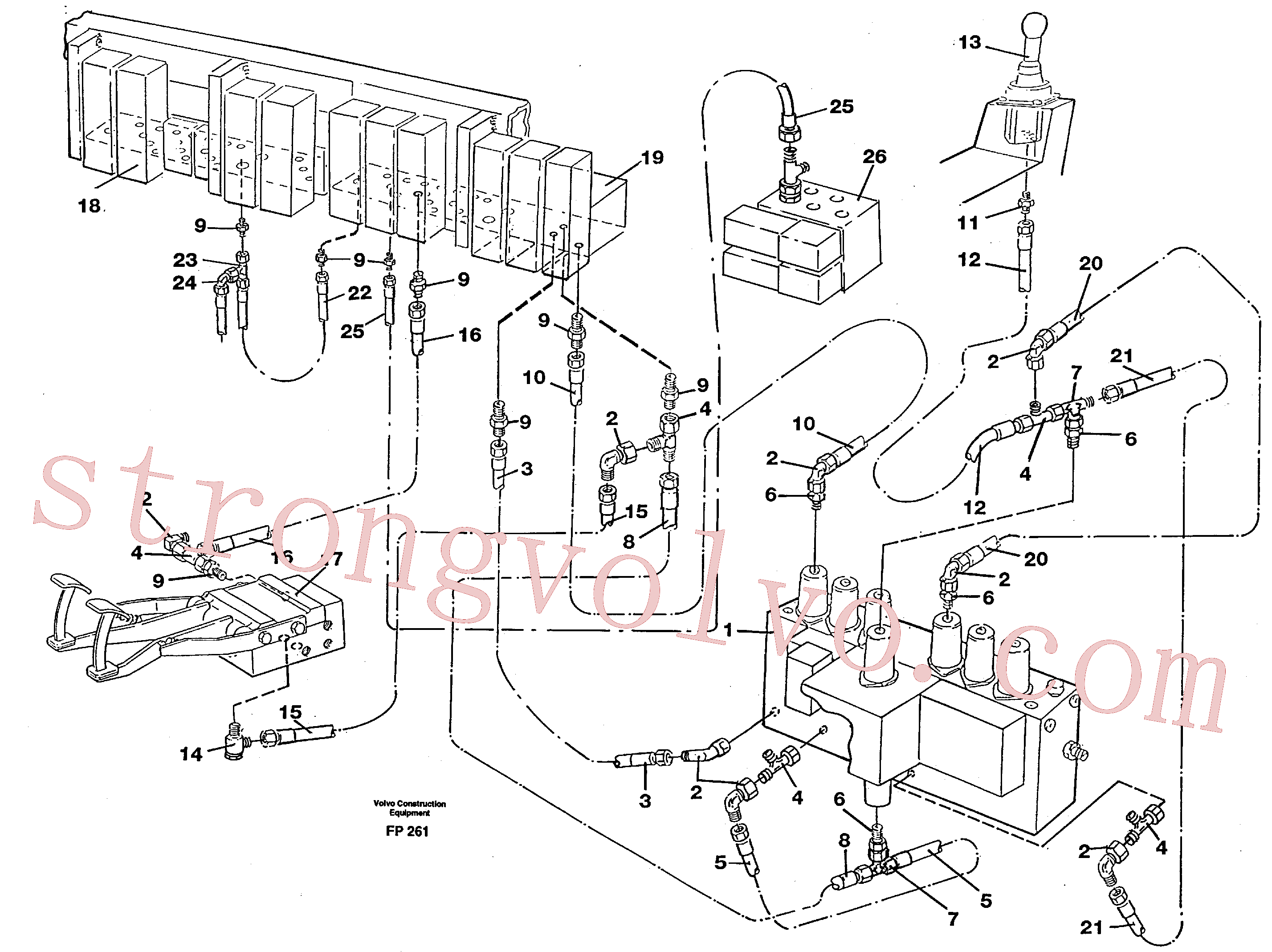 Volvo Montagem VOE14213113 Cinta indicadora Acessórios