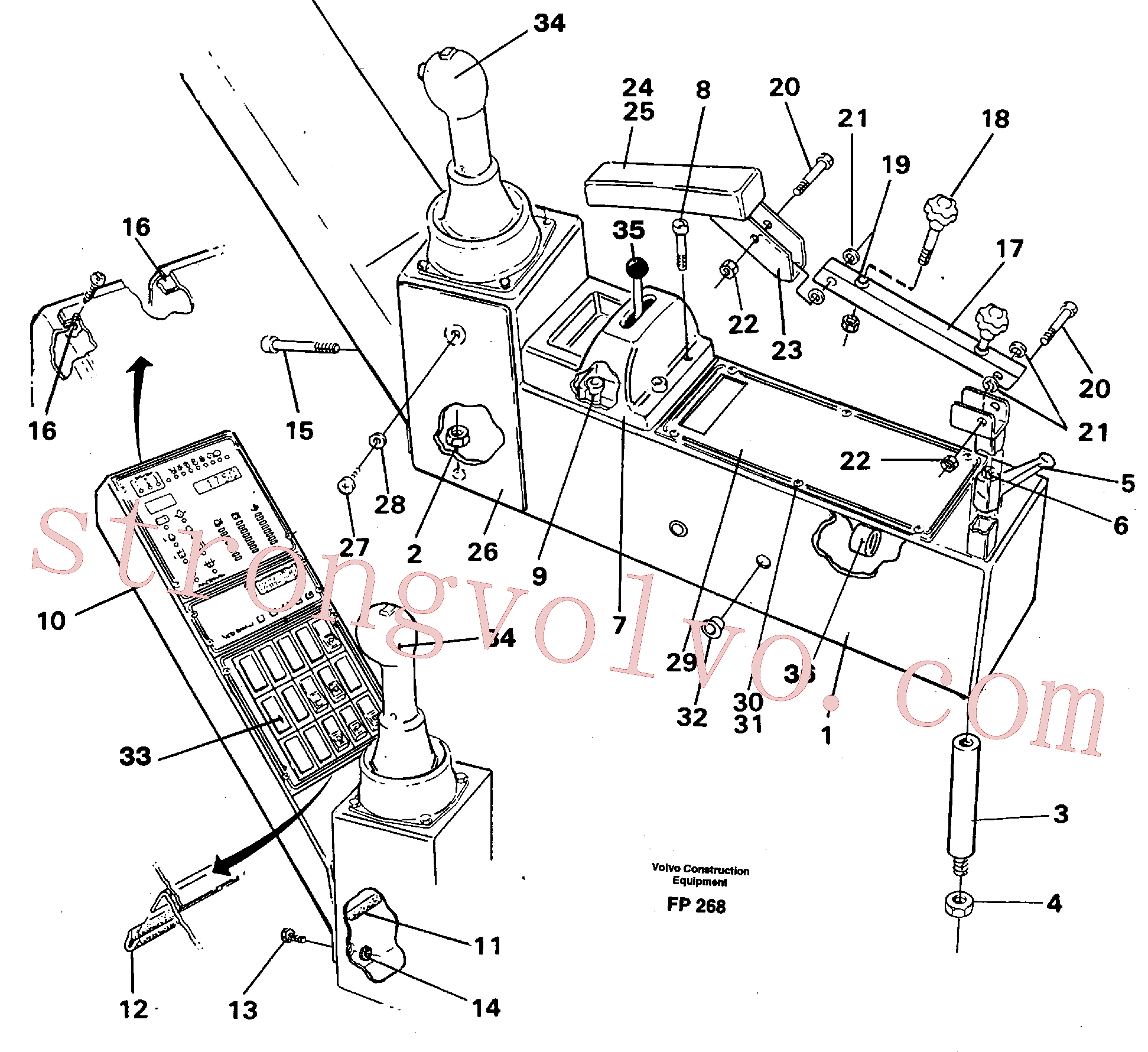 Volvo VOE14213384 Nut Volvo Acessórios para escavadeira