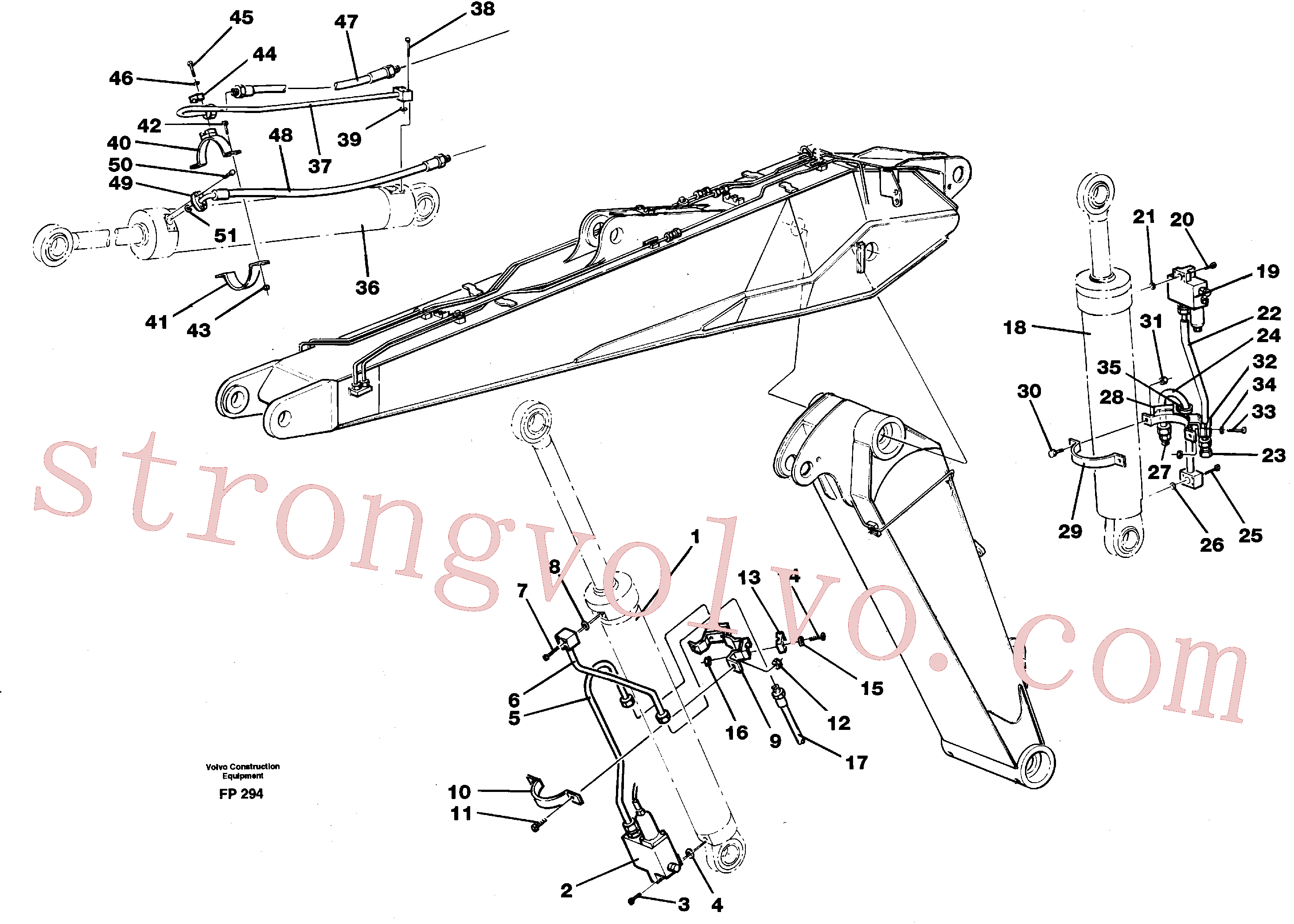 China Made VOE14012407 Niple Volvo Acessórios para escavadeira