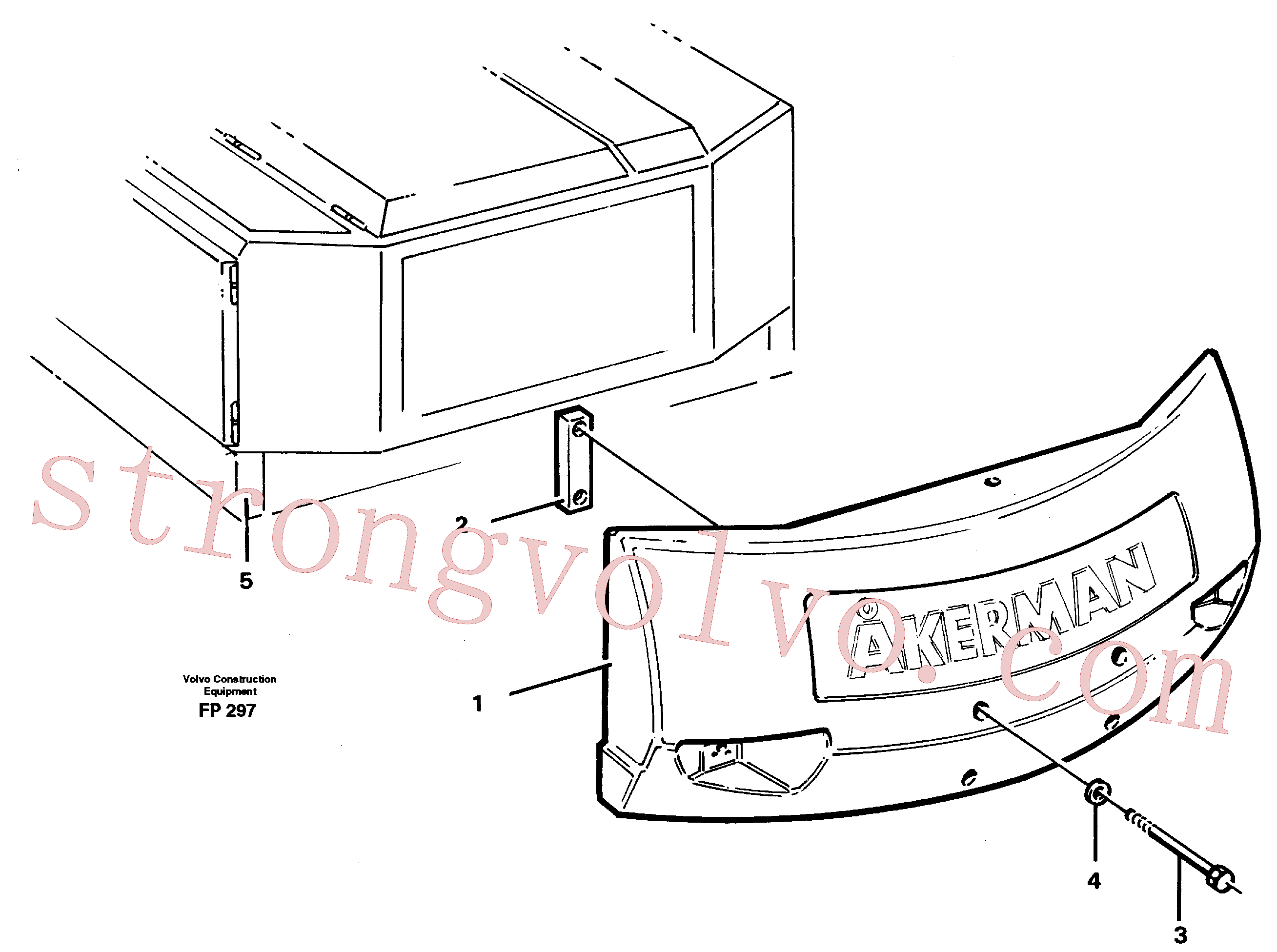 VOE13974302 Volvo Contrapesos(FP297 Montagem)