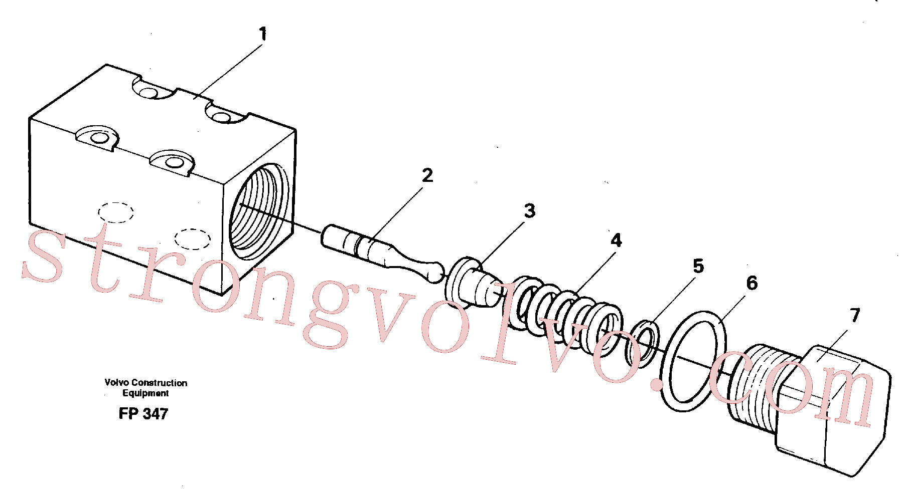 Volvo Acessórios para escavadeira VOE14243603 Cavilha Acessórios