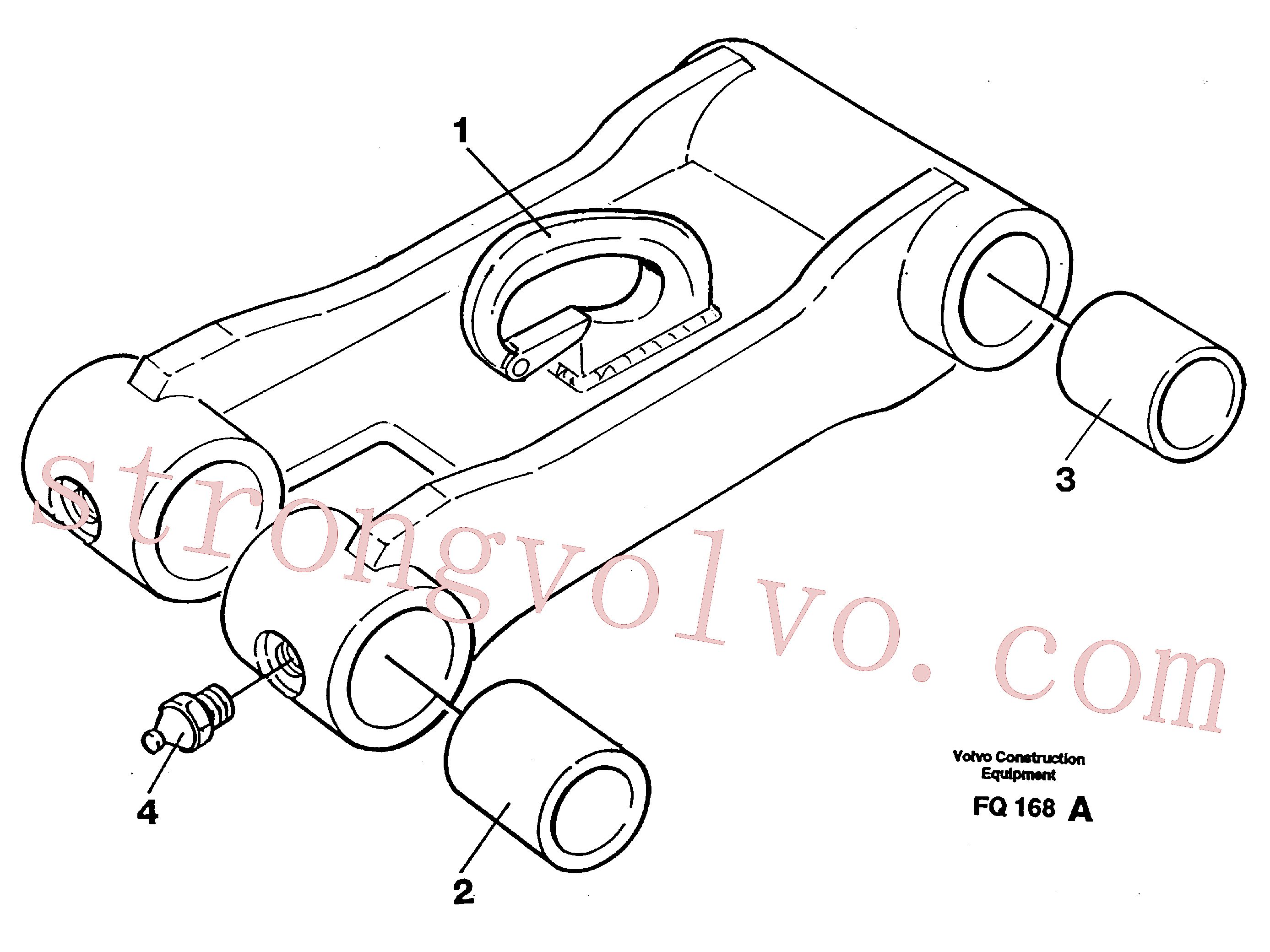 China Made VOE4866355 Gancho elevação Volvo Acessórios para escavadeira
