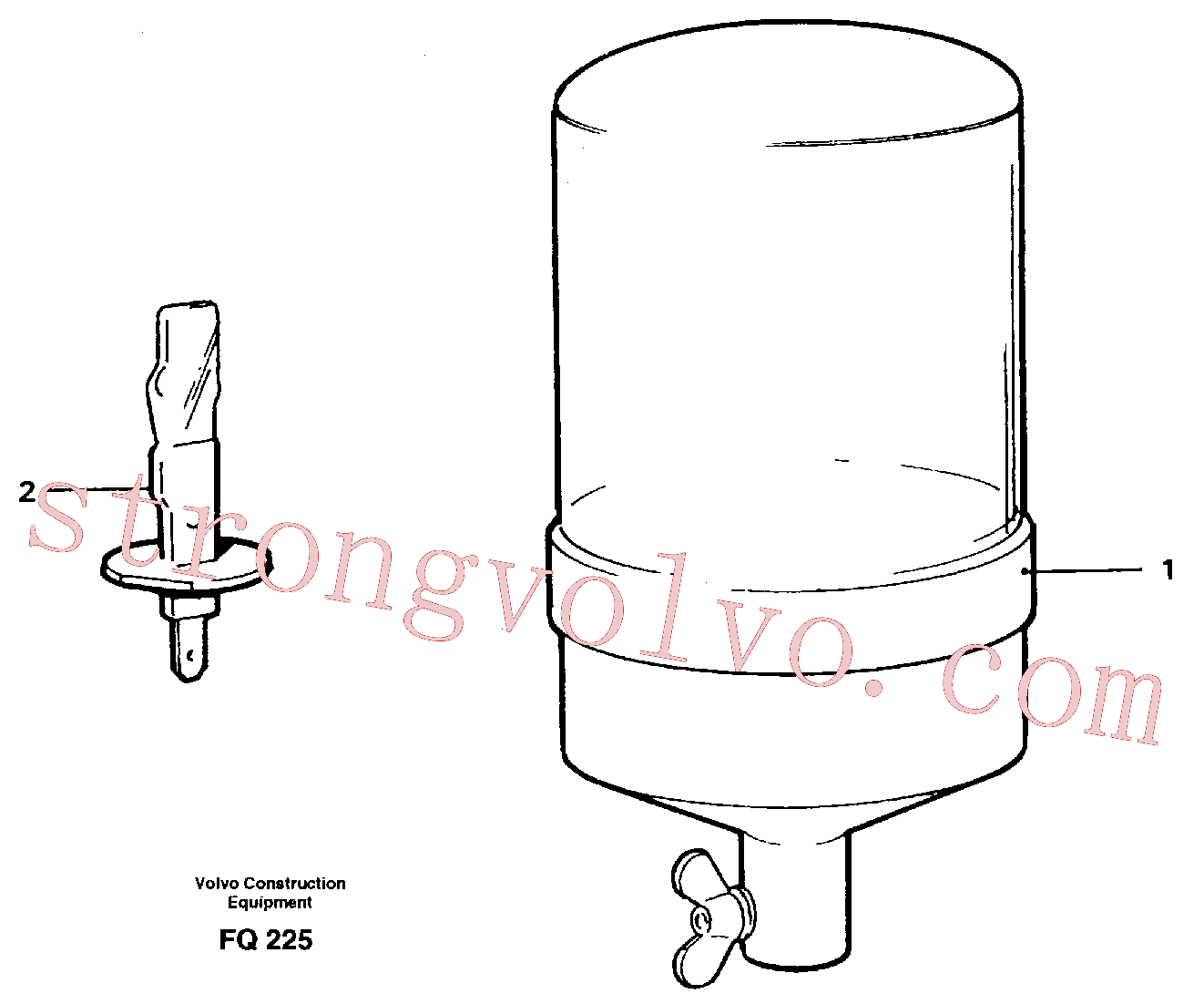 Volvo Montagem VOE11708313 Lente Acessórios