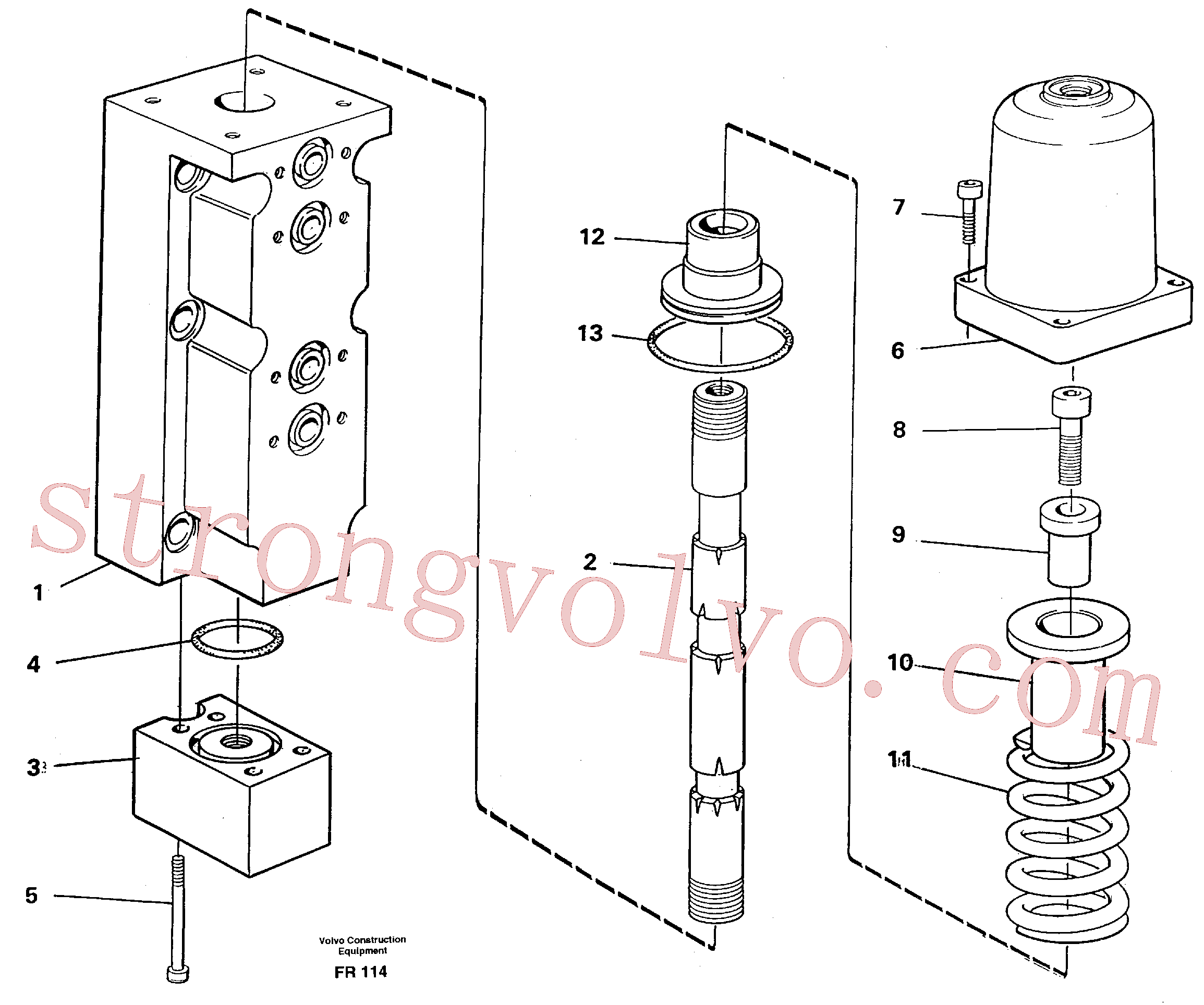 VOE14266526 Directional Valve Inscreva-se para Volvo Acessórios para escavadeira