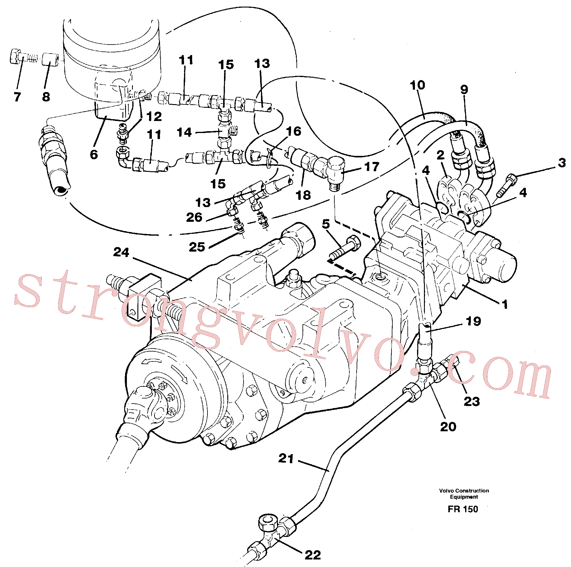 Volvo Montagem VOE14014636 Parafuso sextavado Acessórios