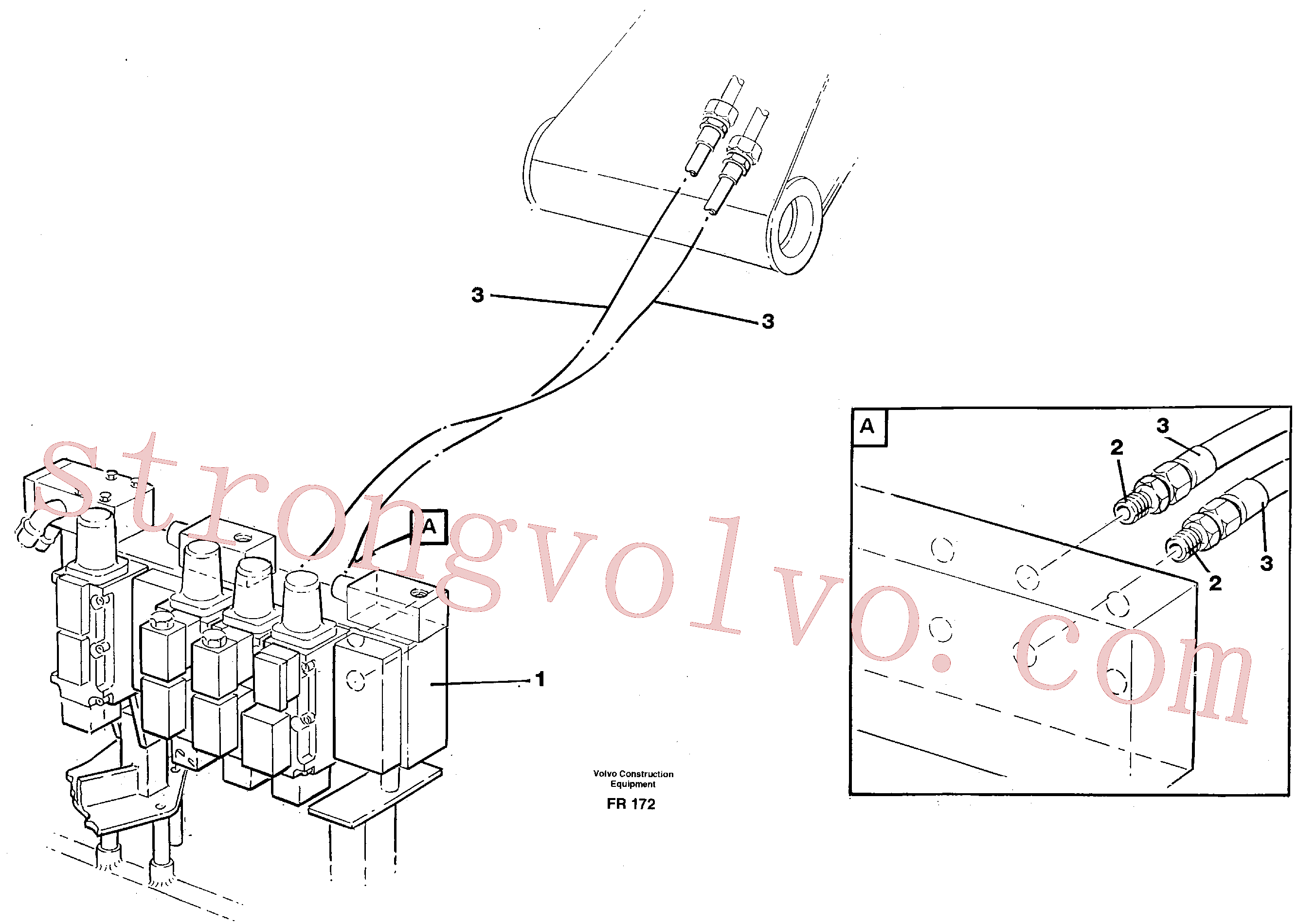 VOE14251416 Mangueira hidráulica Inscreva-se para Volvo Acessórios para escavadeira
