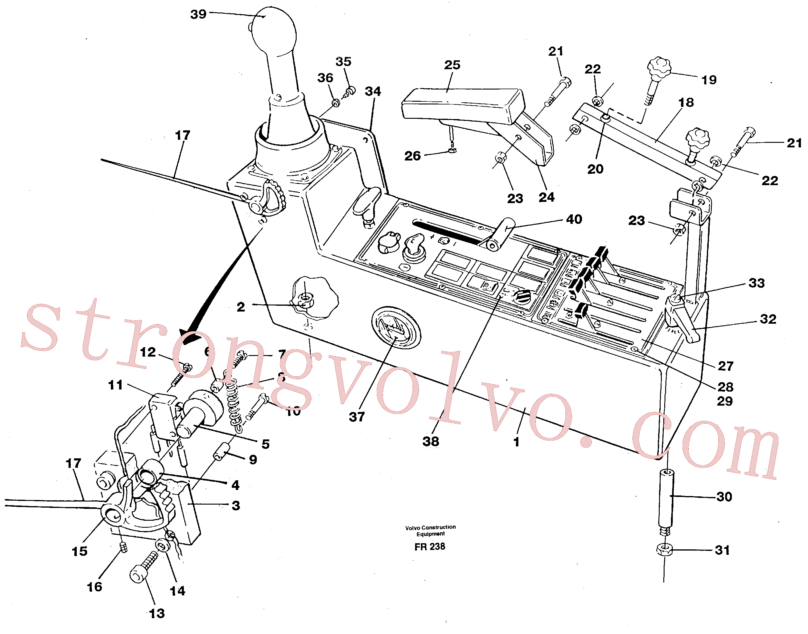 Atacado VOE14102800 Parafuso Volvo escavadeira