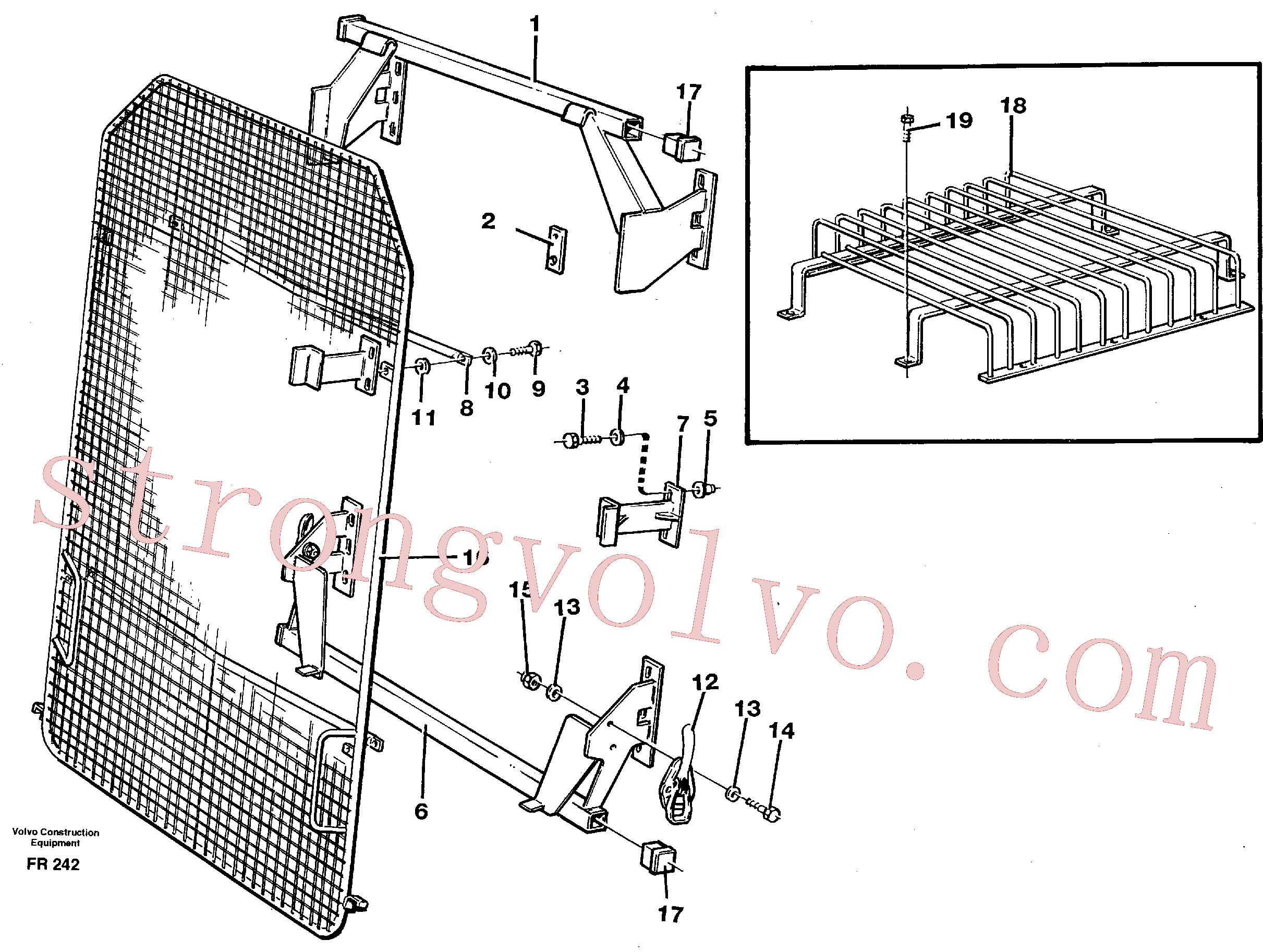 VOE14252898 Grade Volvo escavadeira