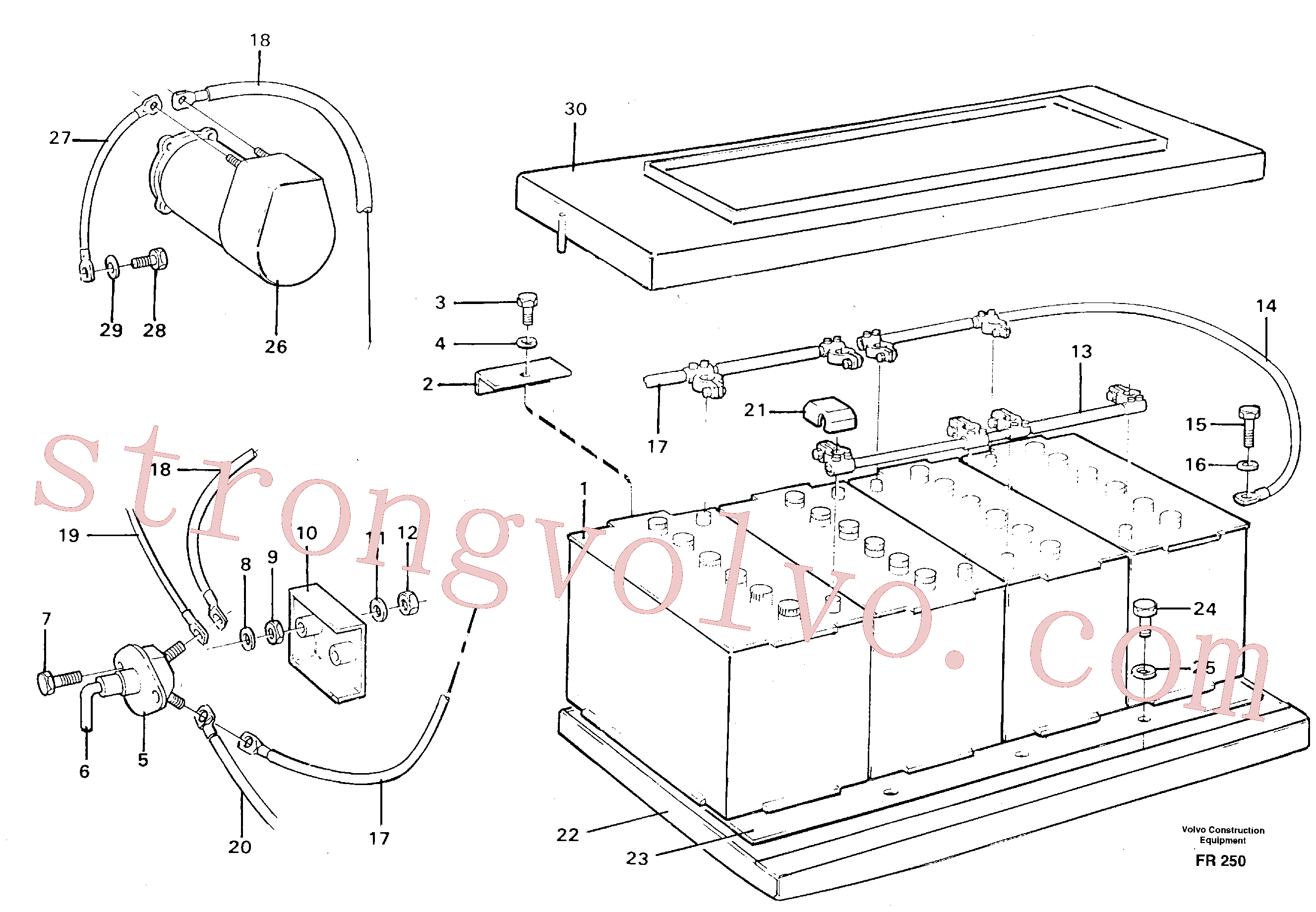 Volvo VOE955300 Parafuso sextavado Volvo Acessórios para escavadeira