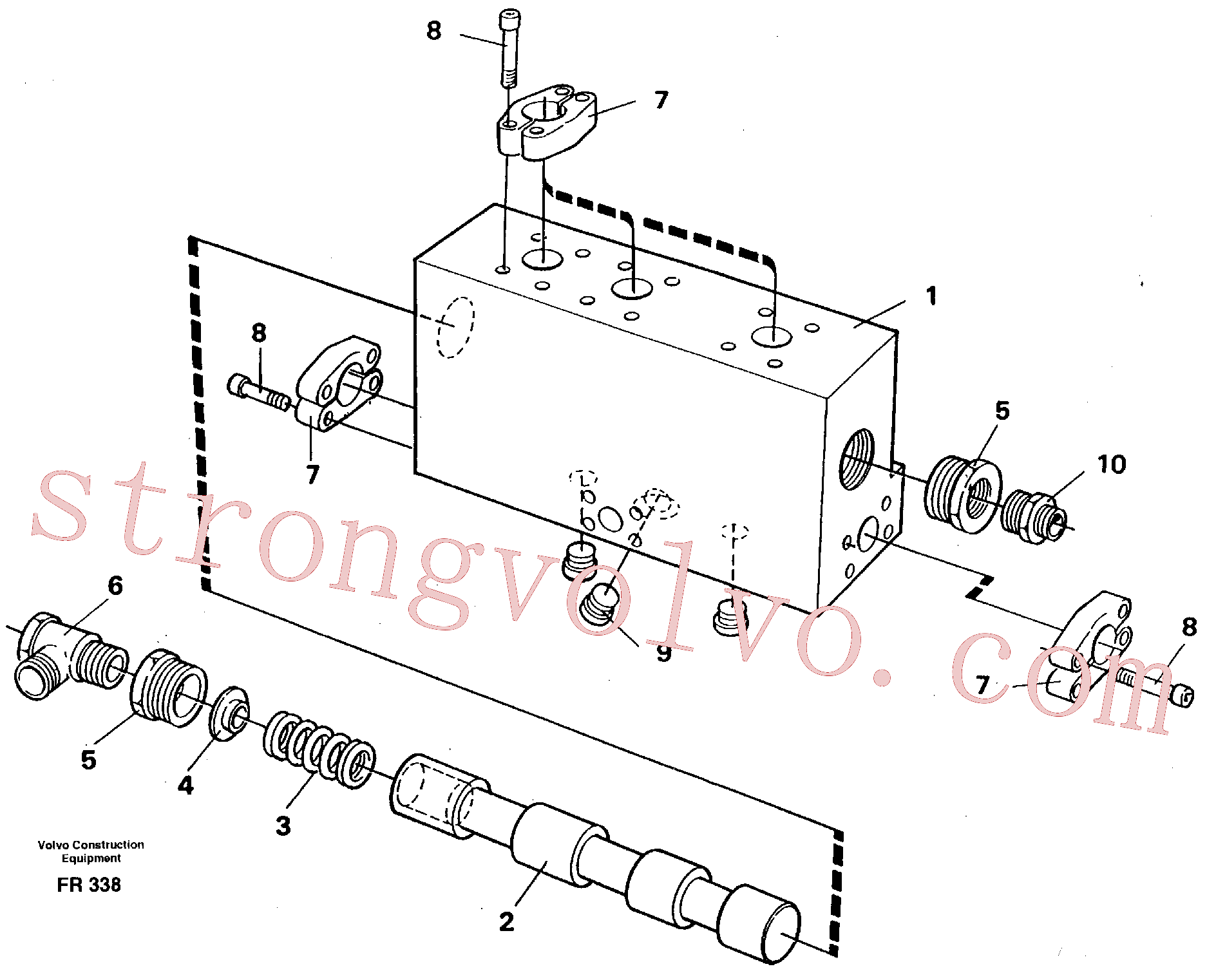 Atacado VOE14258108 Carcaça Volvo escavadeira