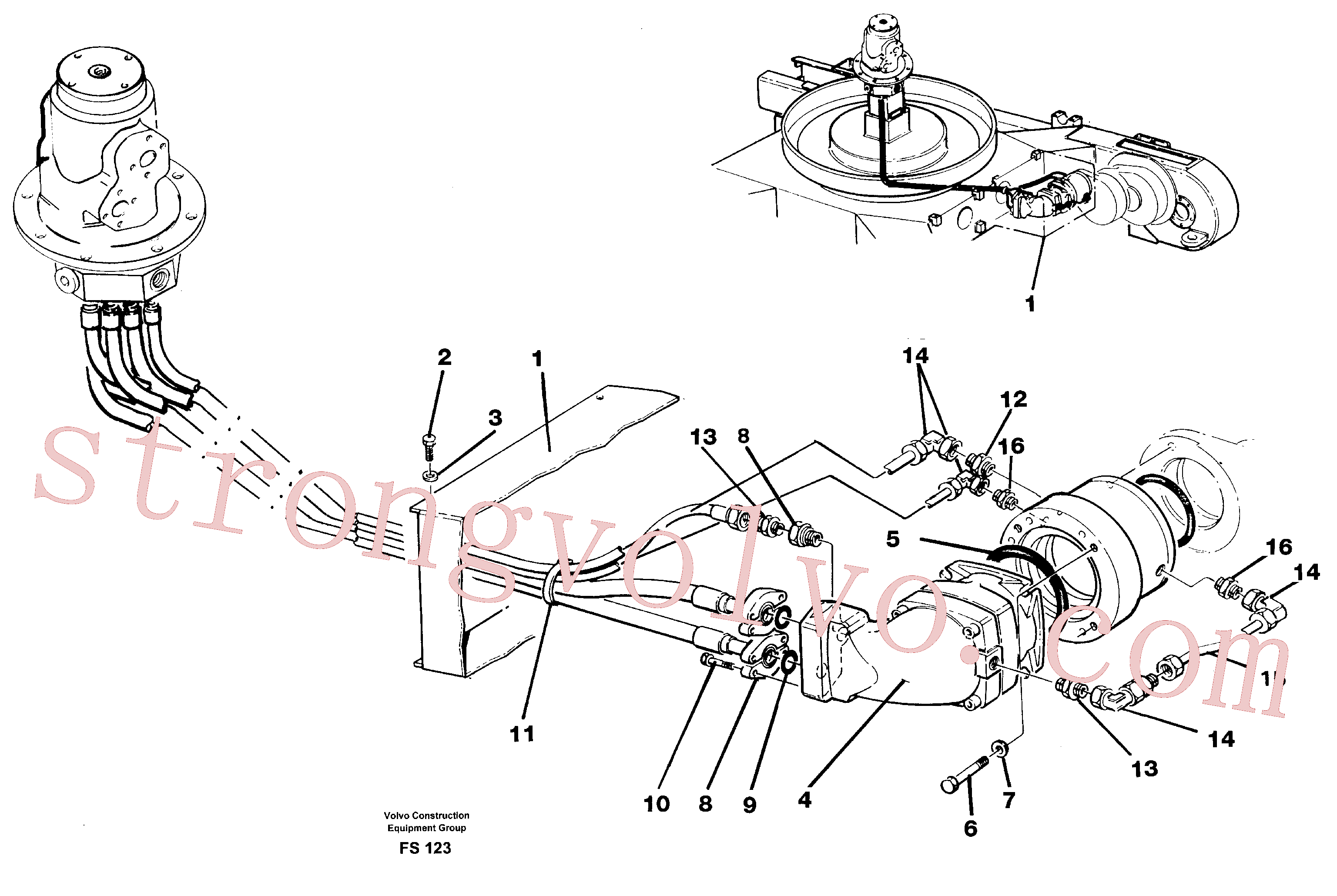 Volvo Montagem VOE14211819 Anel-o Acessórios