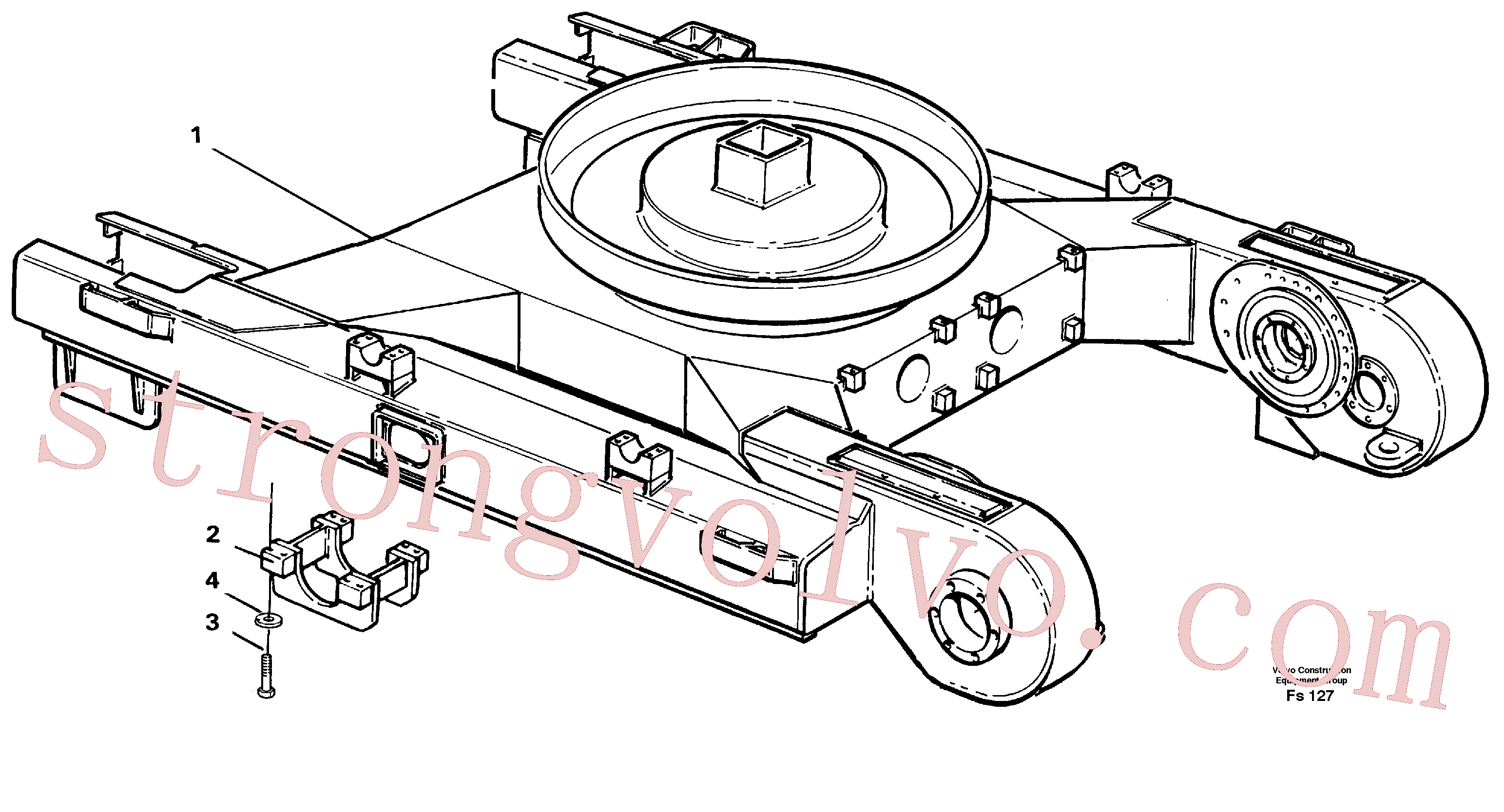 China Made VOE963343 Parafuso sextavado Volvo Acessórios para escavadeira