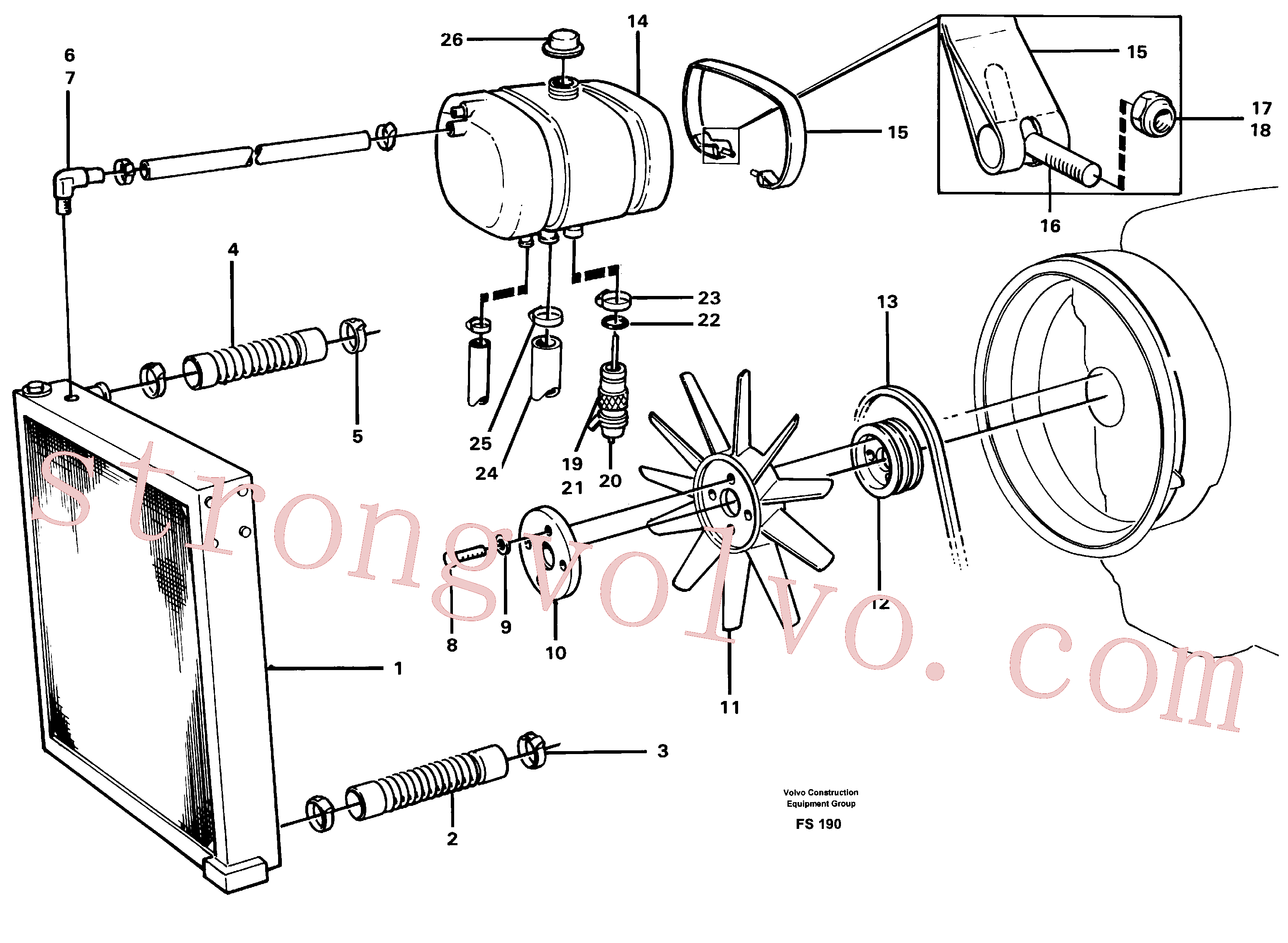 Volvo Montagem VOE14014150 Mangueira de óleo Acessórios
