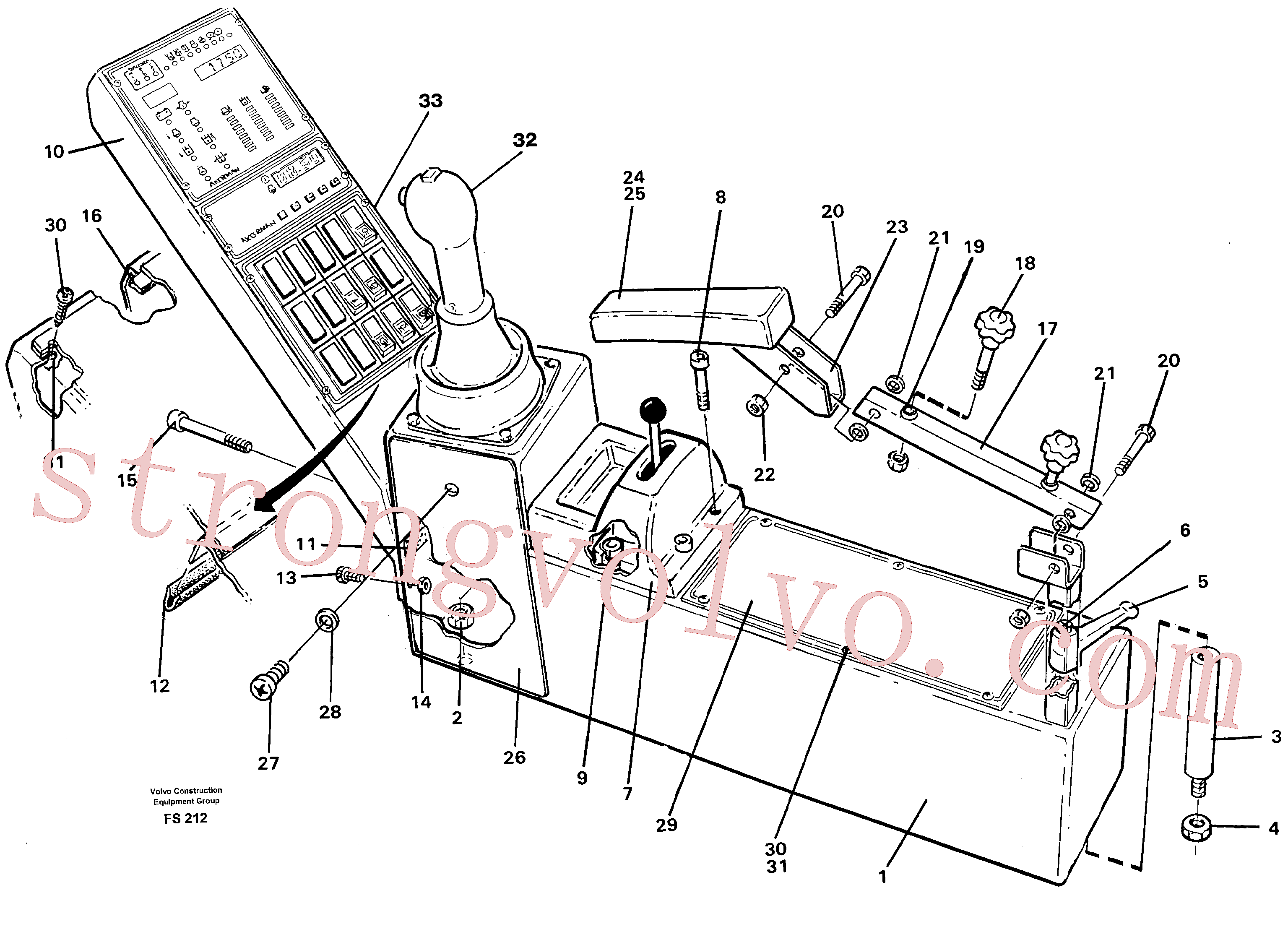 VOE14213384 Volvo Painel lateral direito(FS212 Montagem)