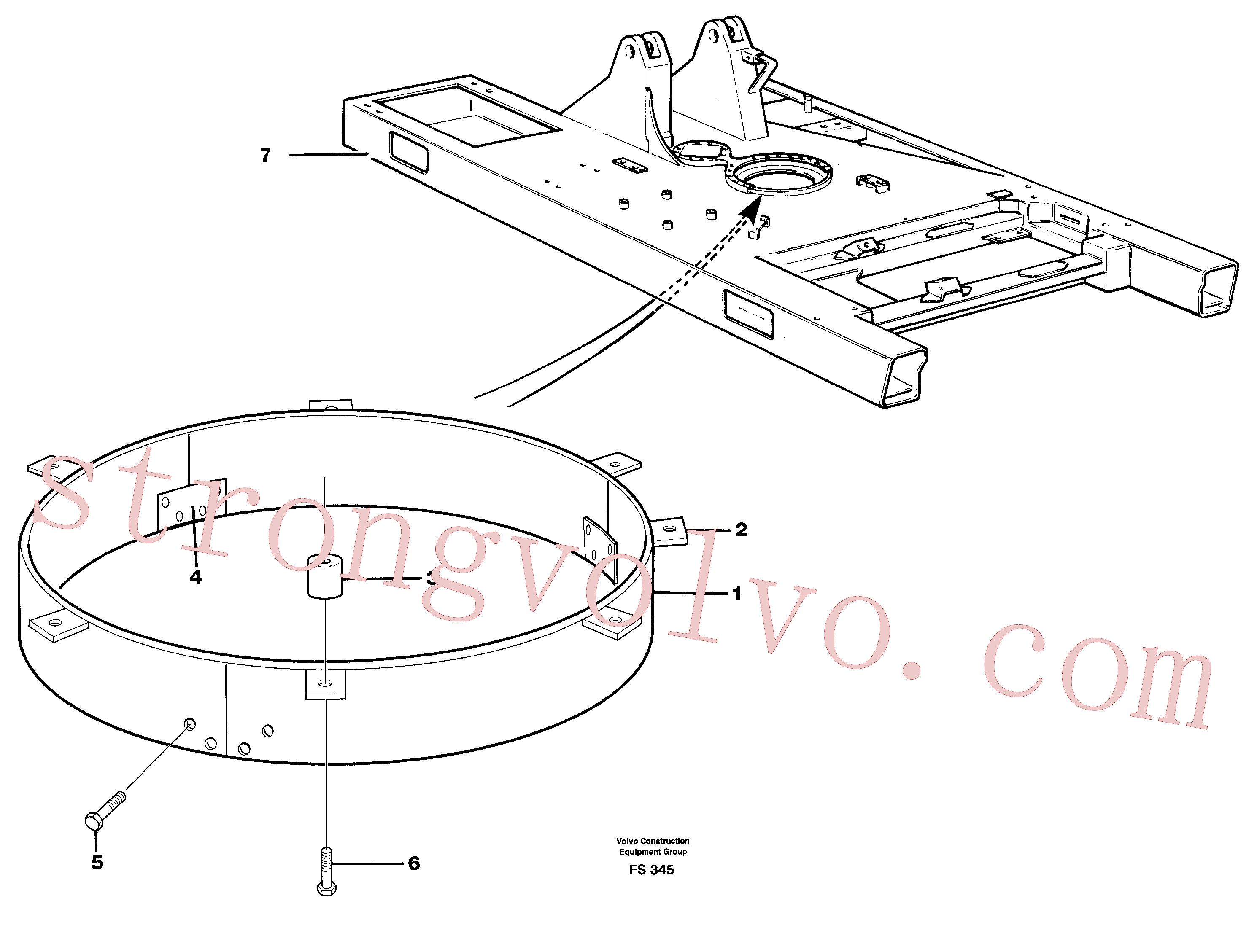 Volvo VOE14285040 Attachment Volvo Acessórios para escavadeira