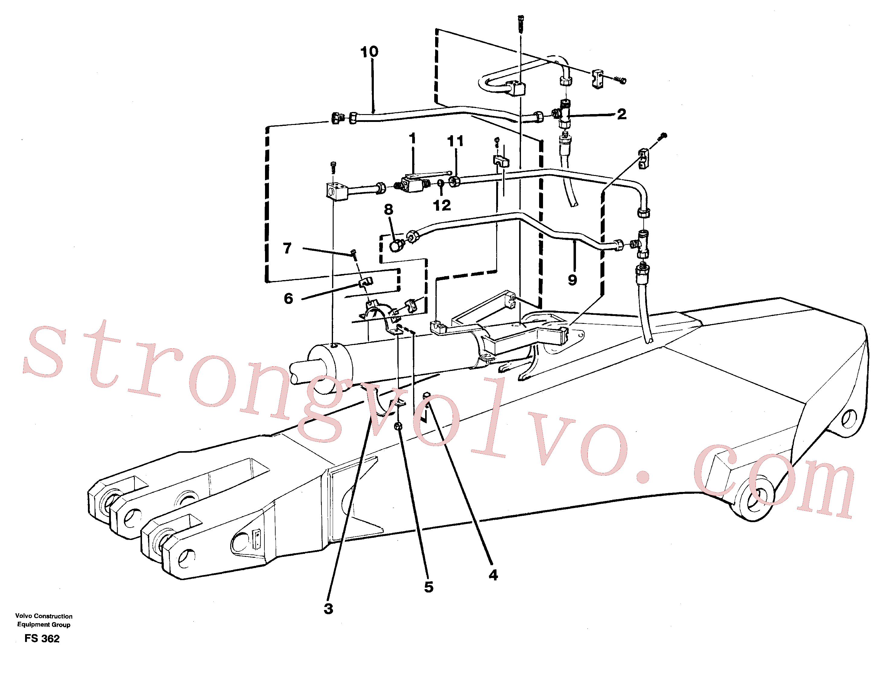 China Made VOE14016544 Parafuso Volvo Acessórios para escavadeira