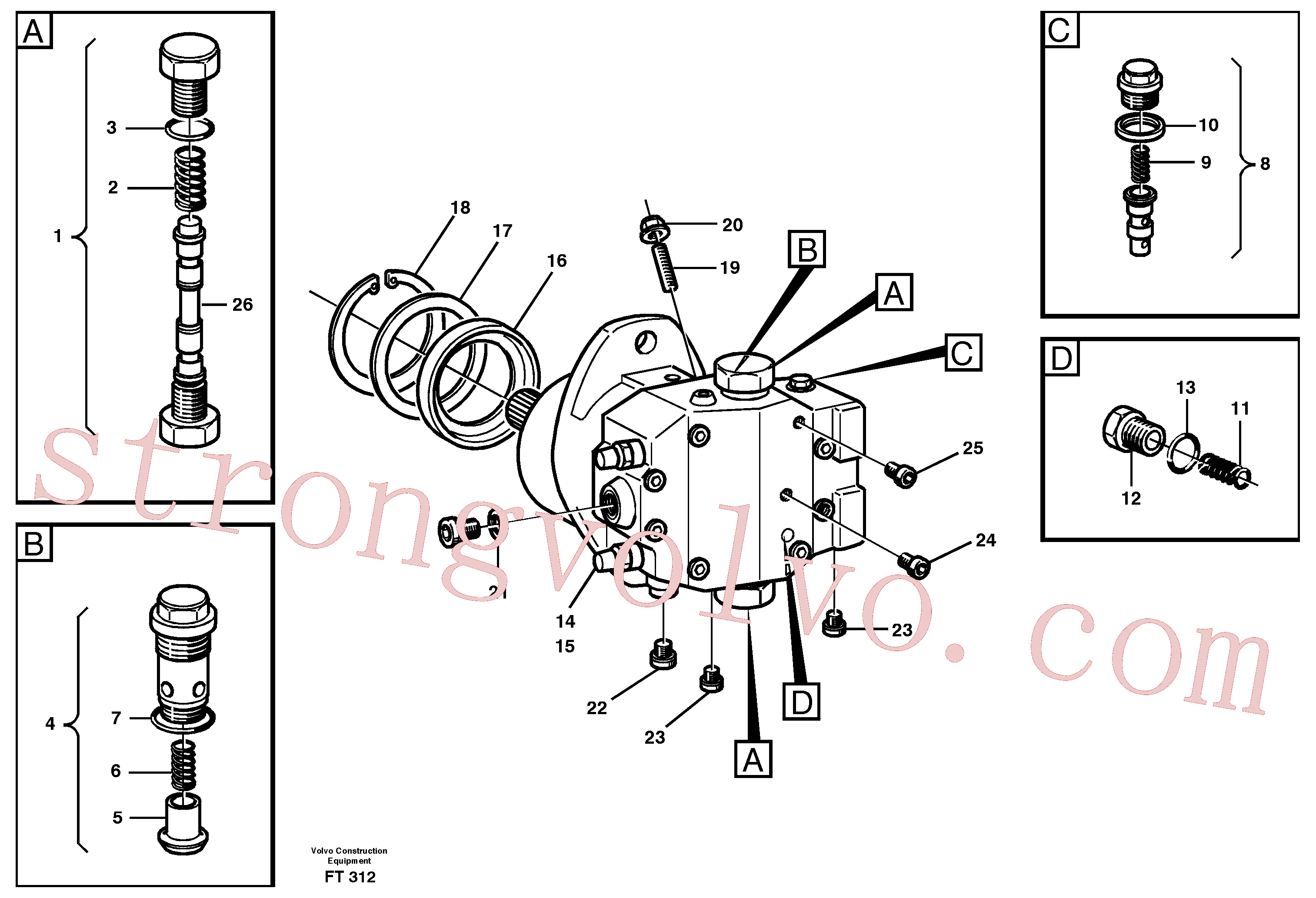 SA8230-29440 Volvo(FT312 Montagem)