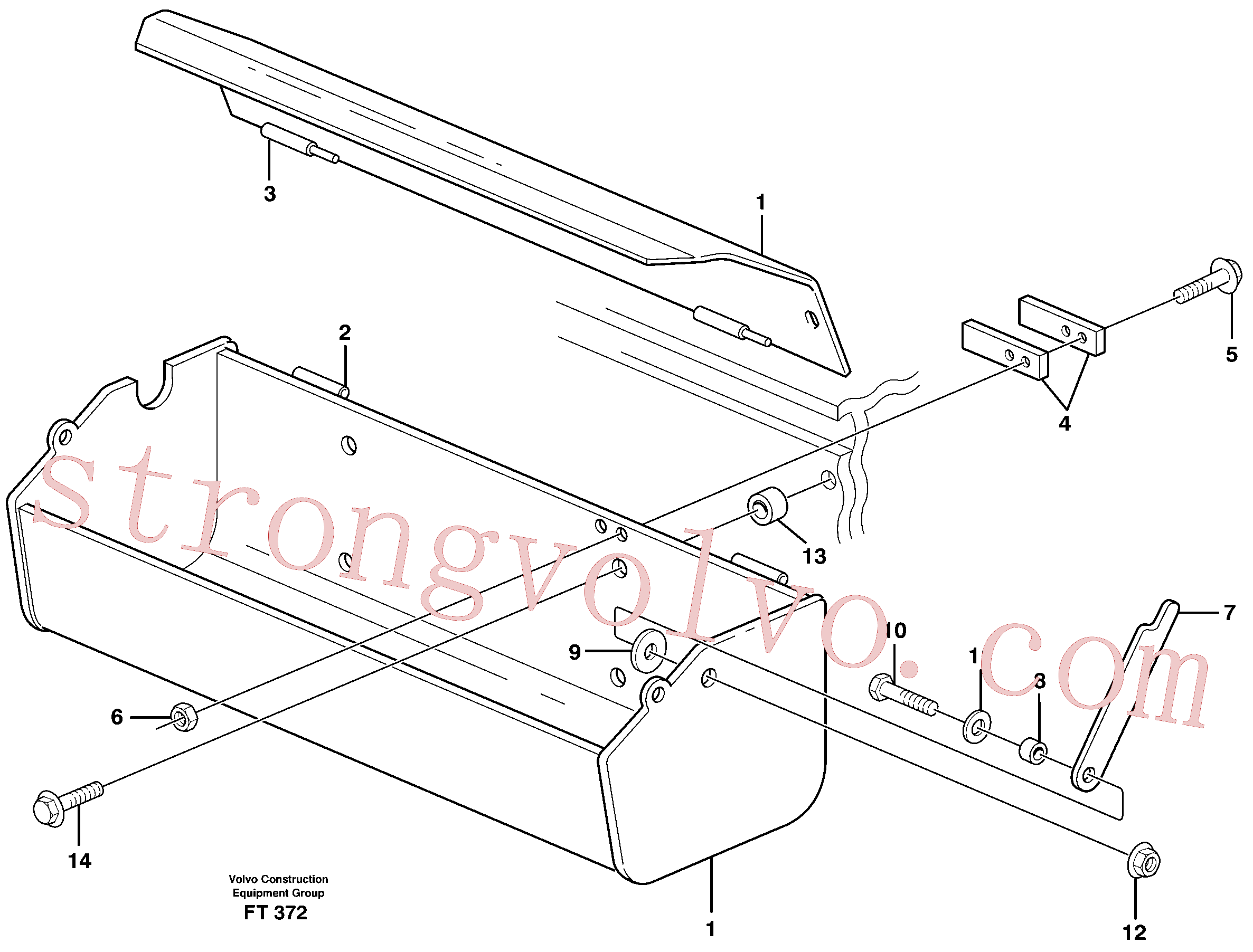 China Made VOE14046798 Arruela Volvo Acessórios para escavadeira
