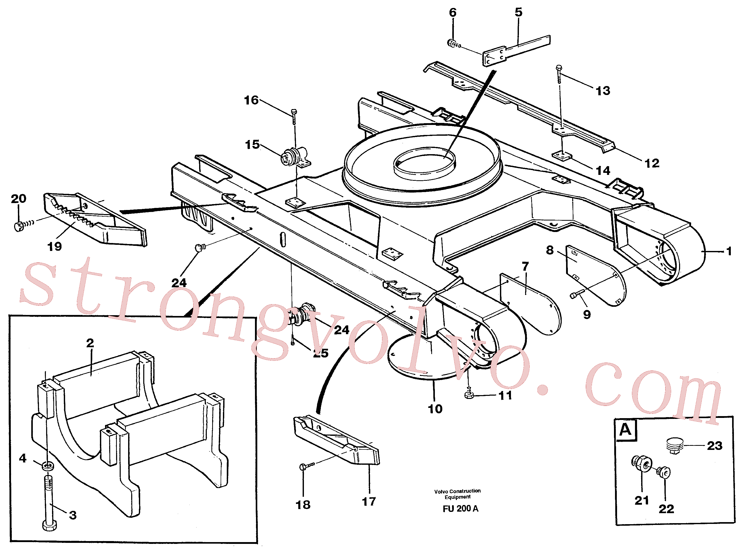 VOE14259539 Volvo Substrutura(FU200A Montagem)